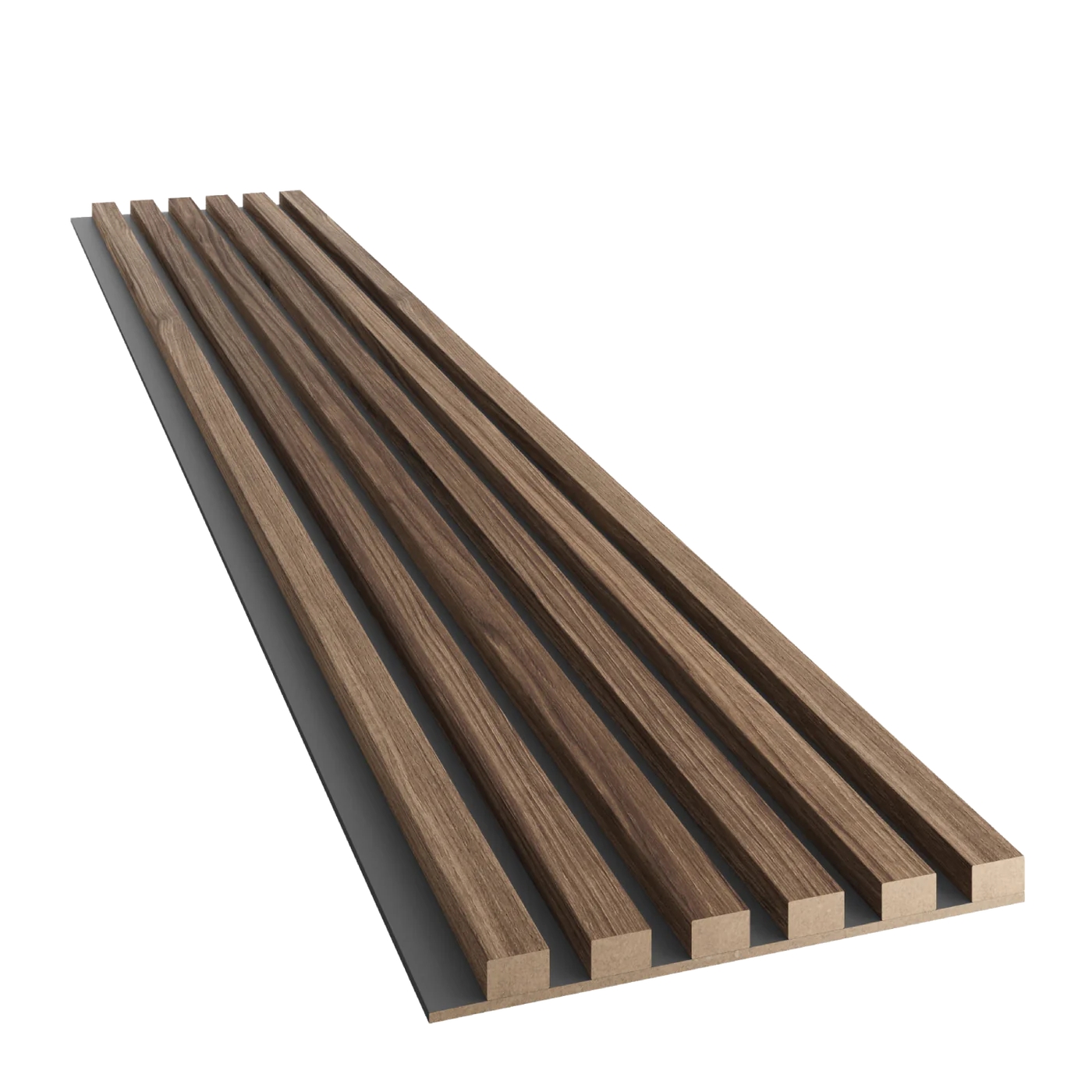 Slim-Lamellen auf MDF-Platte
