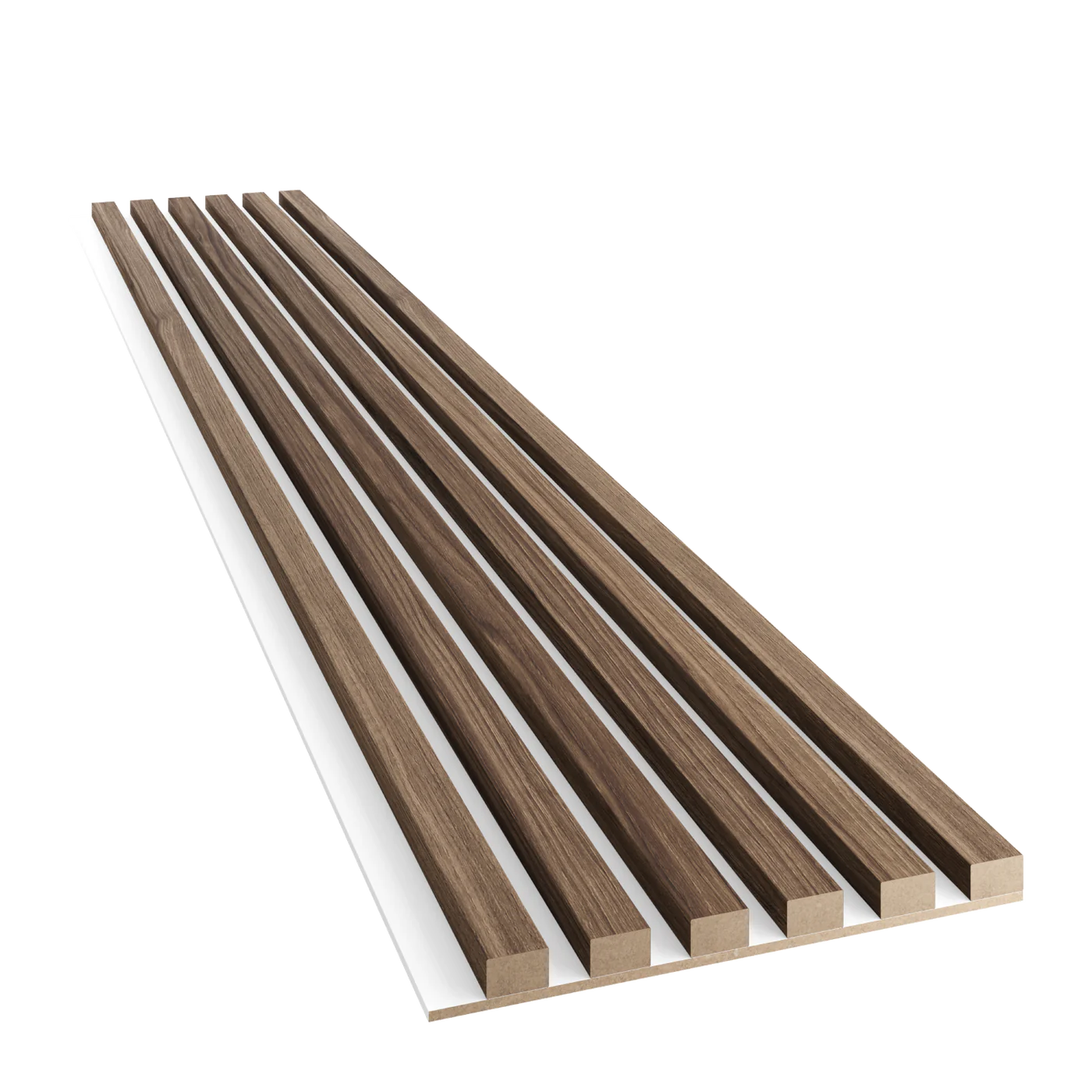Slim-Lamellen auf MDF-Platte