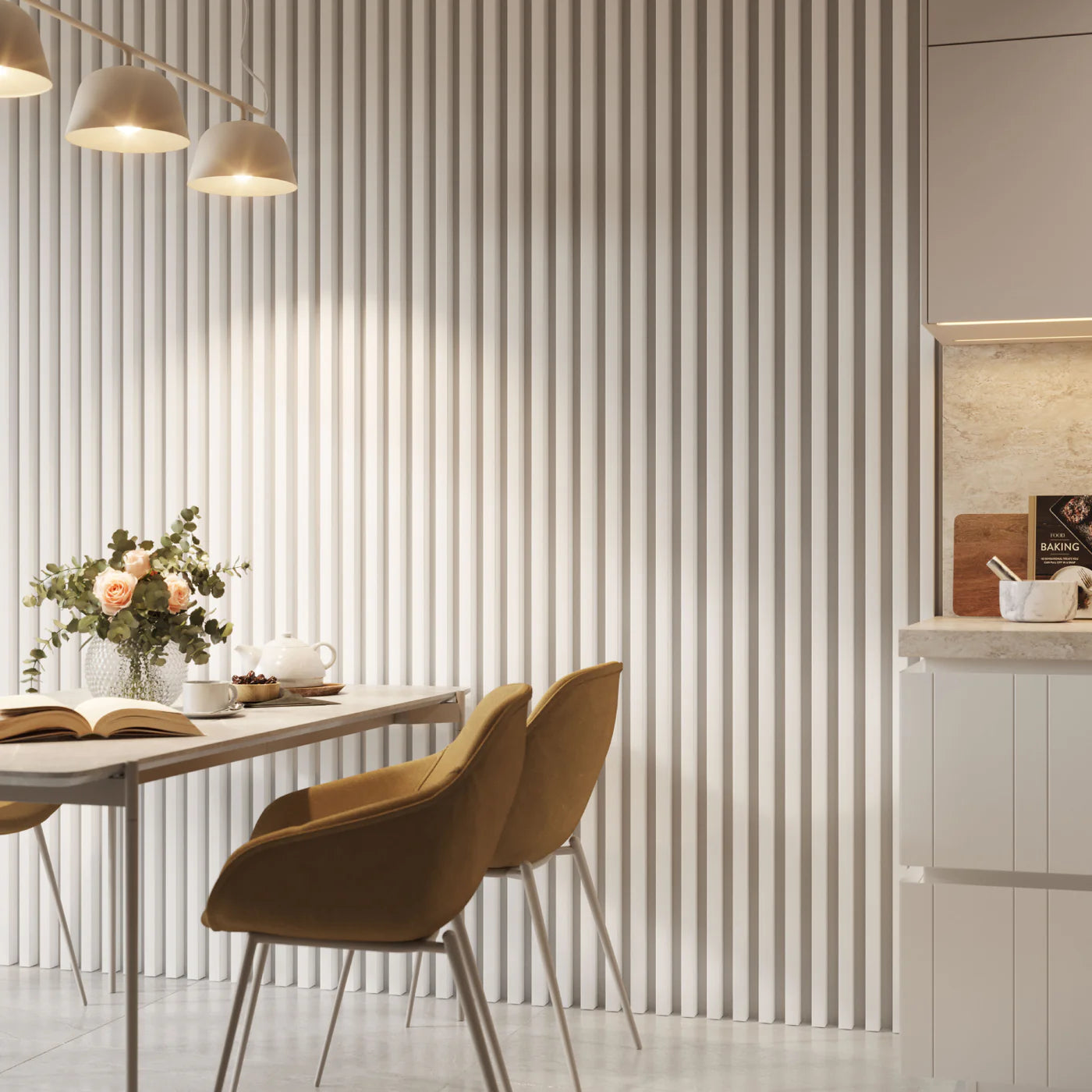 3D-Wandlamellen Einzeln