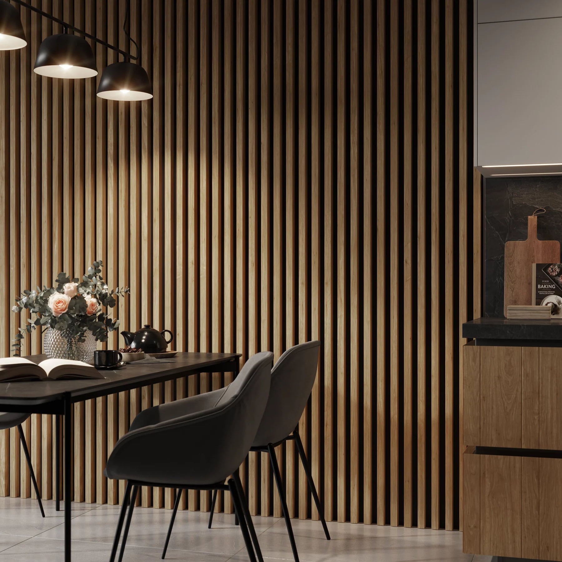 3D-Wandlamellen Einzeln