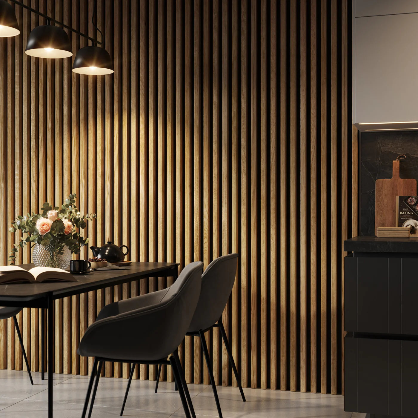 3D-Wandlamellen Einzeln