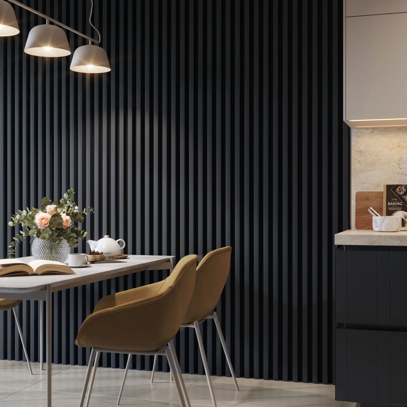 3D-Wandlamellen Einzeln