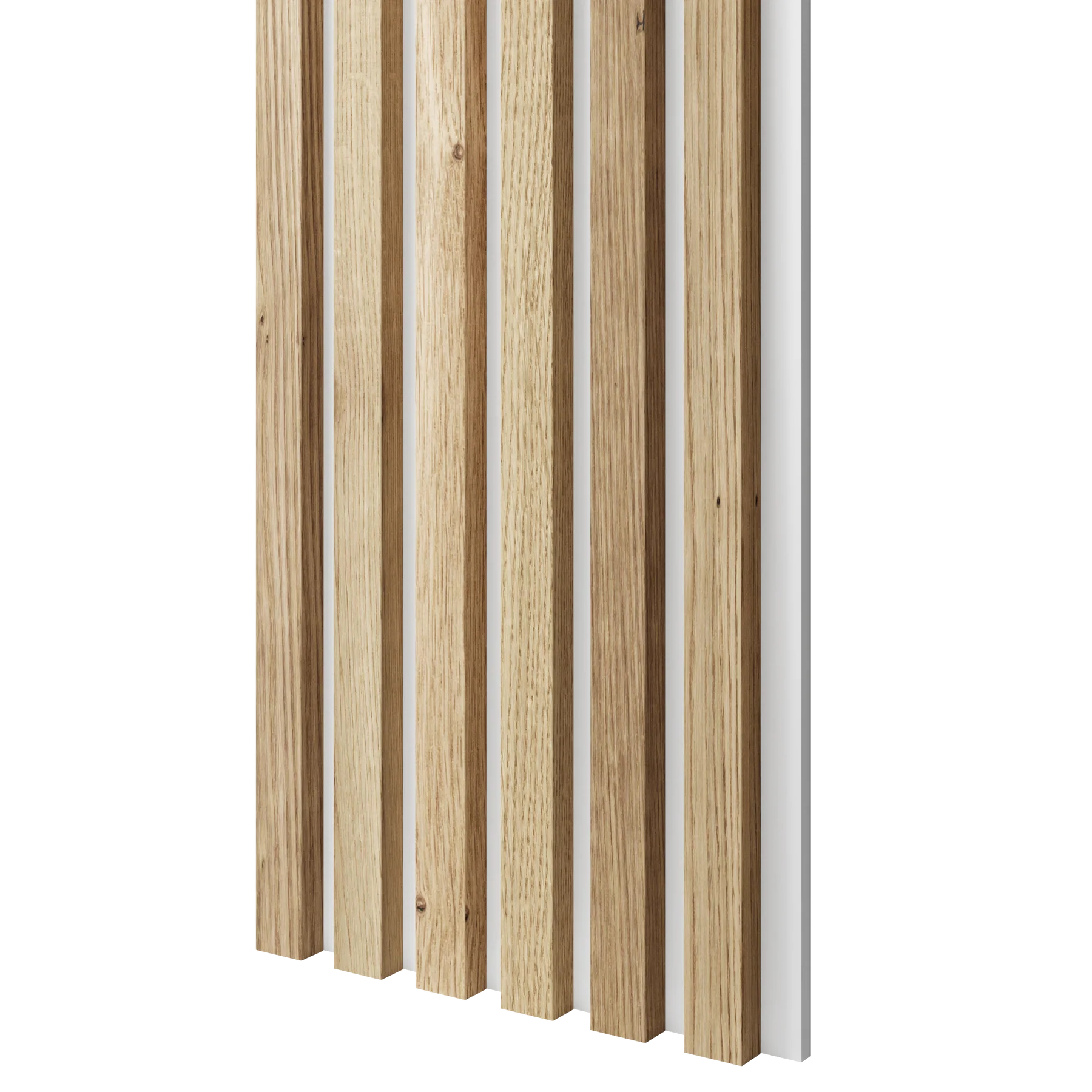 Slim-Lamellen auf MDF-Platte