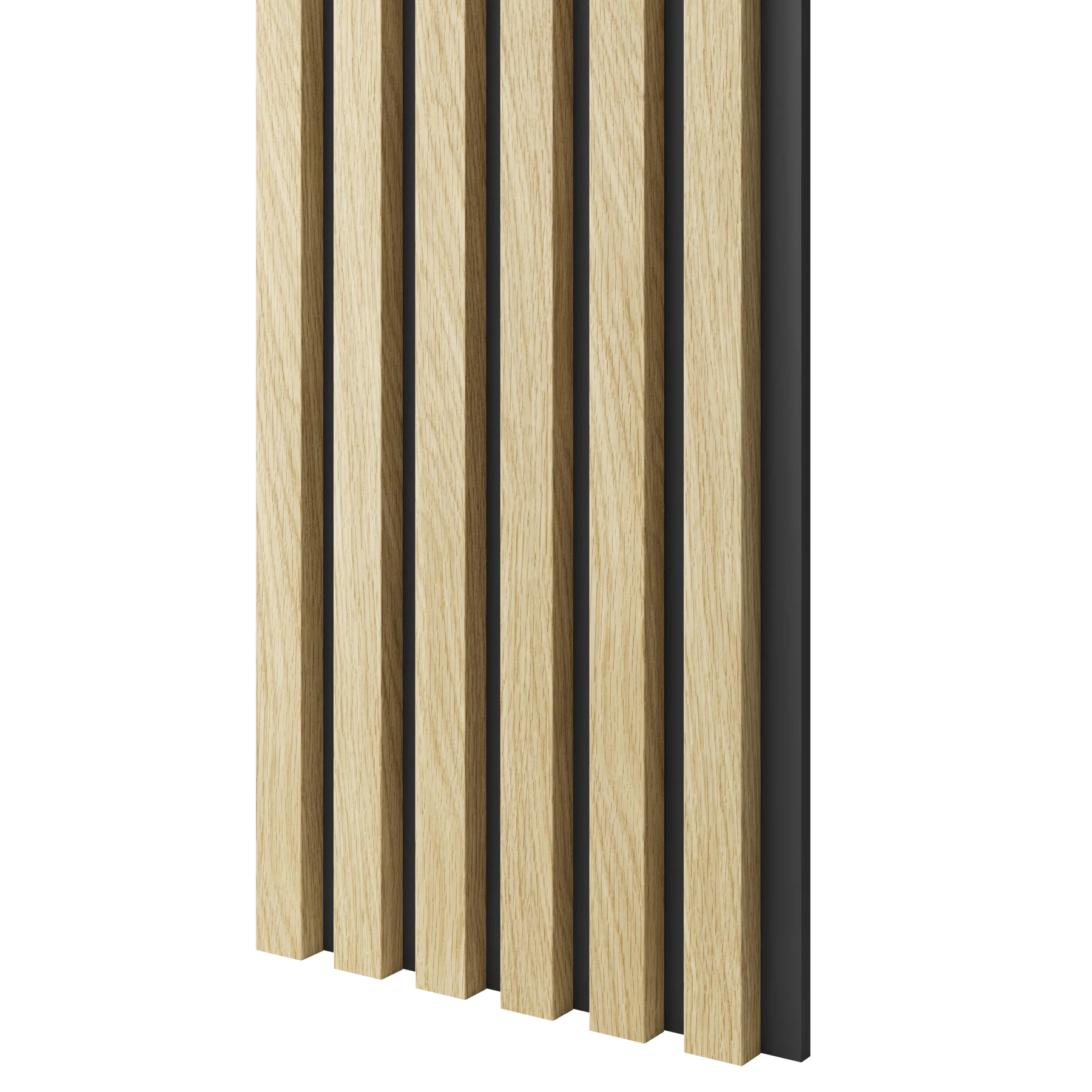 Slim-Lamellen auf MDF-Platte