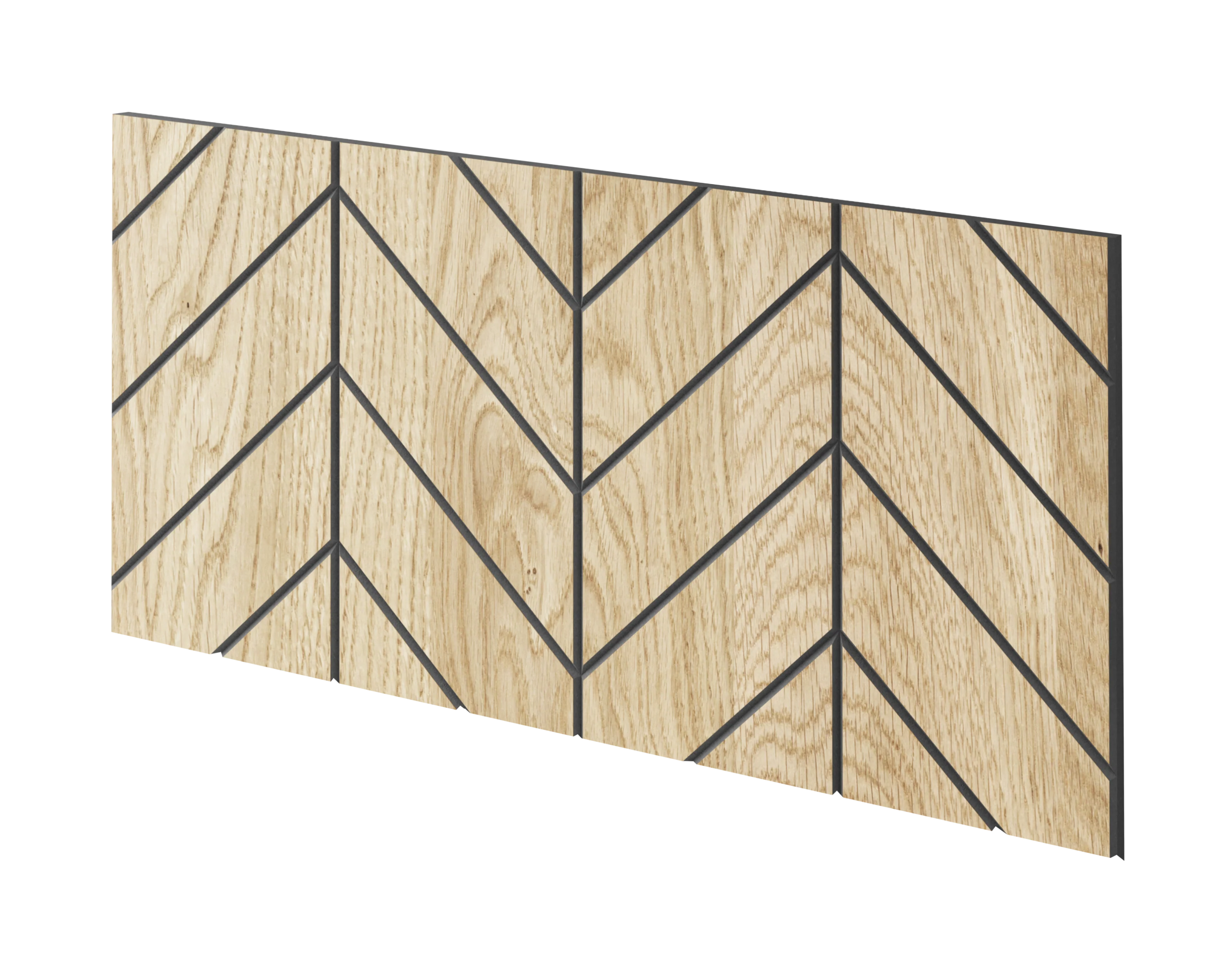 Gefräste Lamellenplatte 60x30