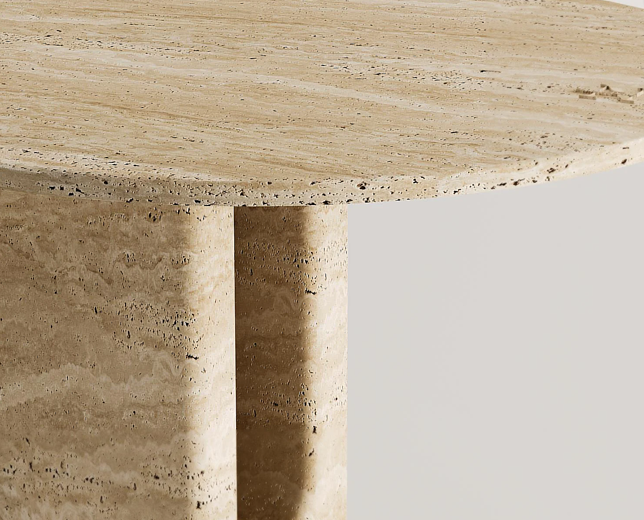 Foteinos Travertin Esstisch Rechteckig