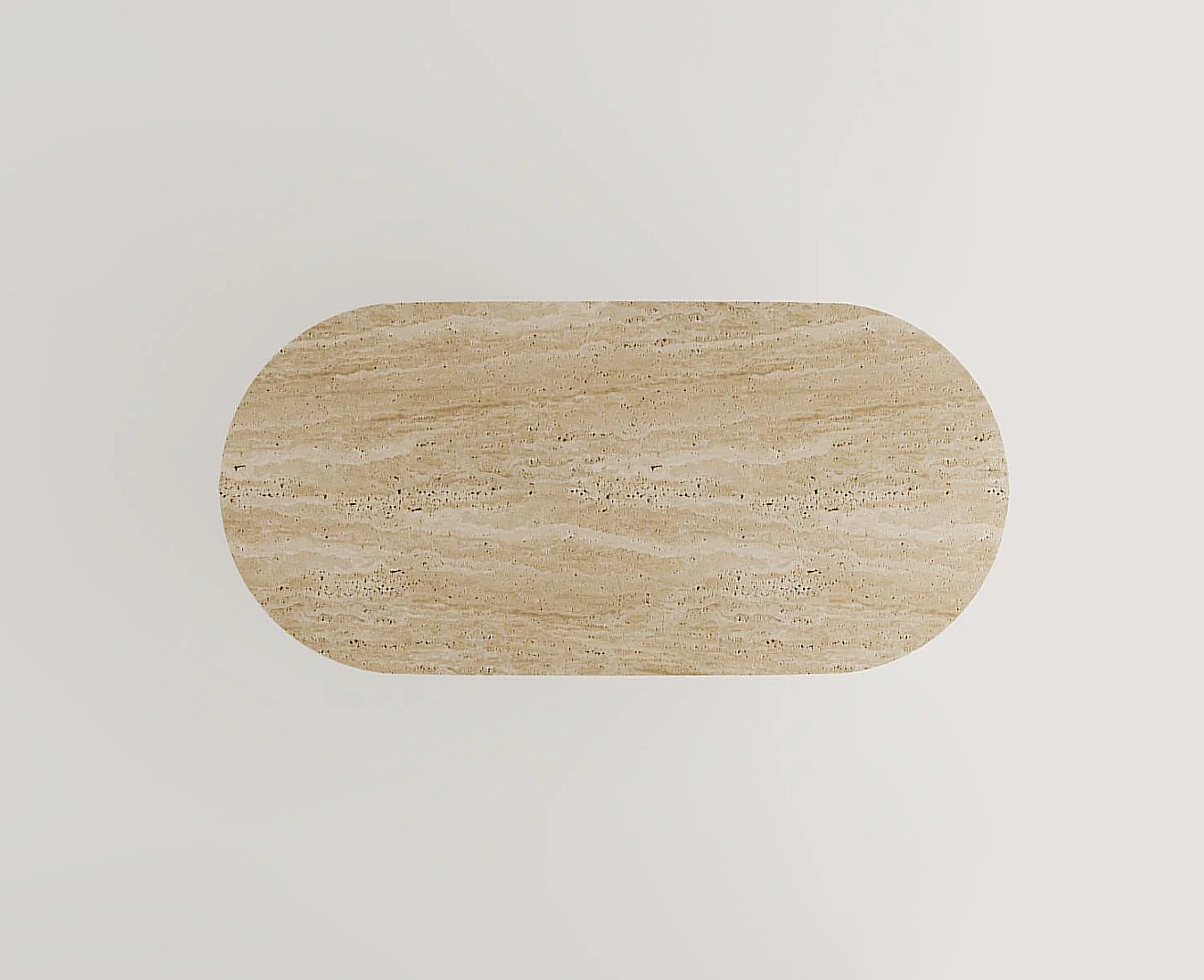 Livio Travertin Esstisch Rechteckig