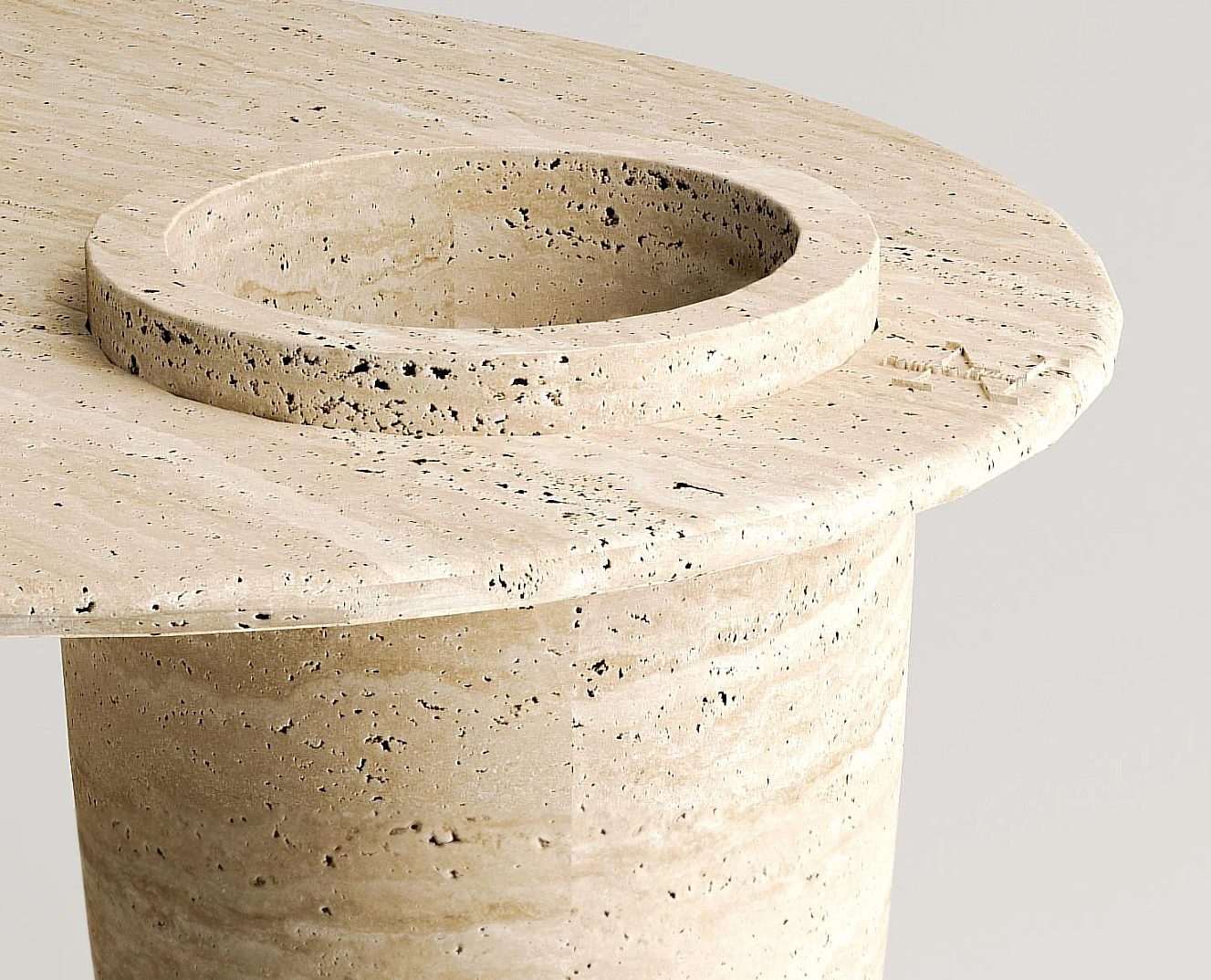 DatinTravertin Esstisch