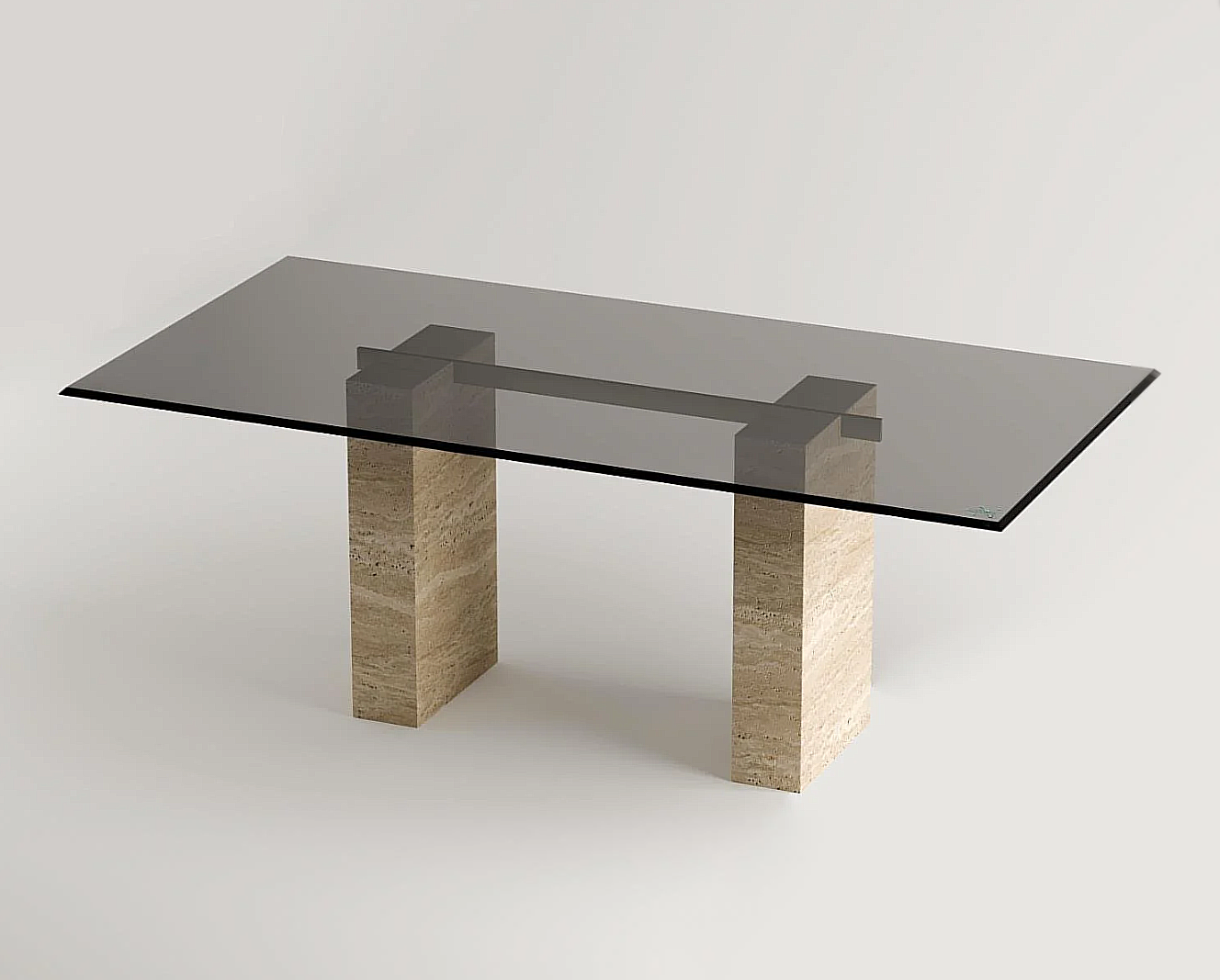 Sahra Esstisch mit temperierter Glasplatte