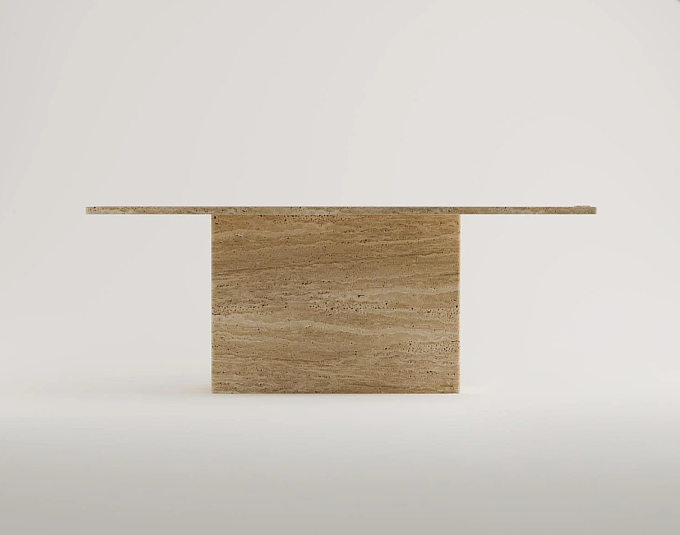 Megan Travertin Esstisch Rechteckig