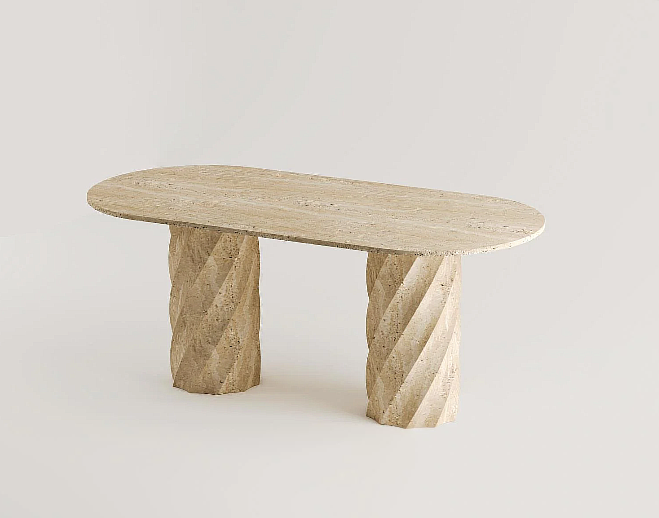 Forest Travertin Esstisch