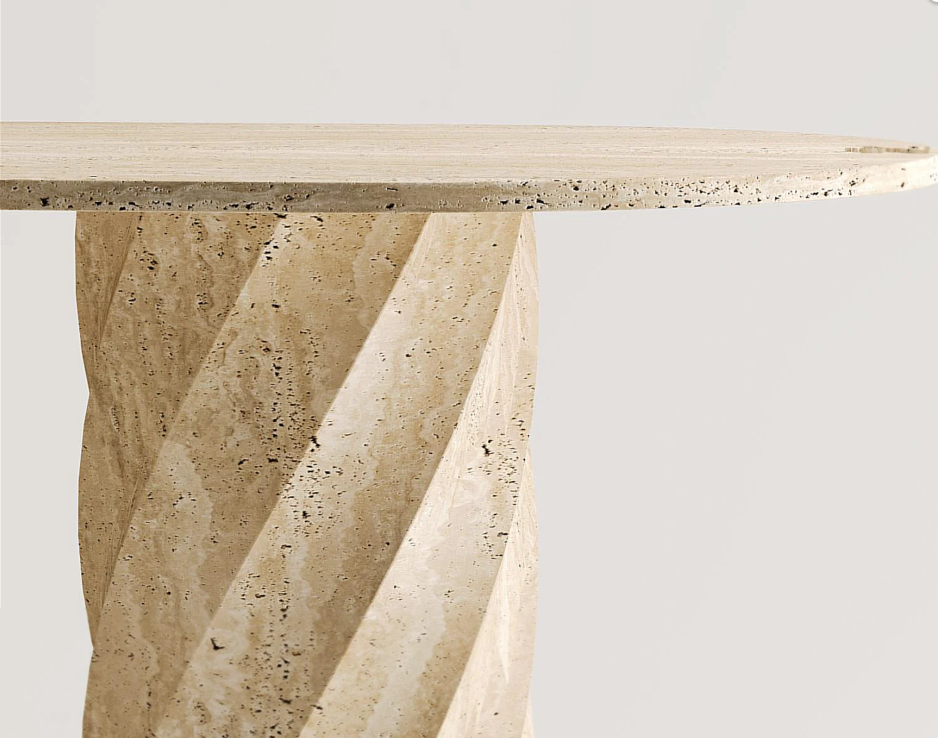 Forest Travertin Esstisch