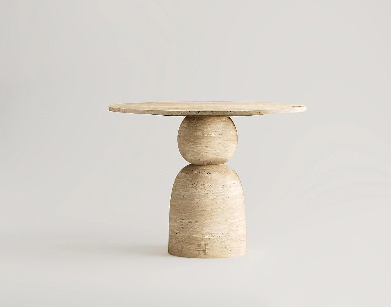 Belly Travertin Esstisch