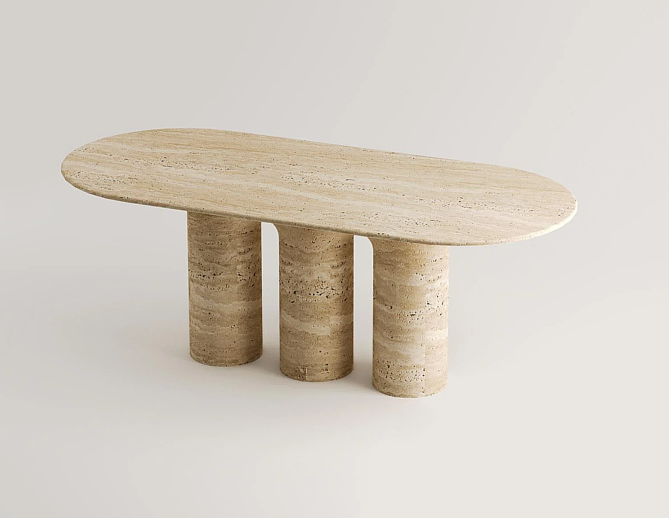 Kaye Travertin Esstisch