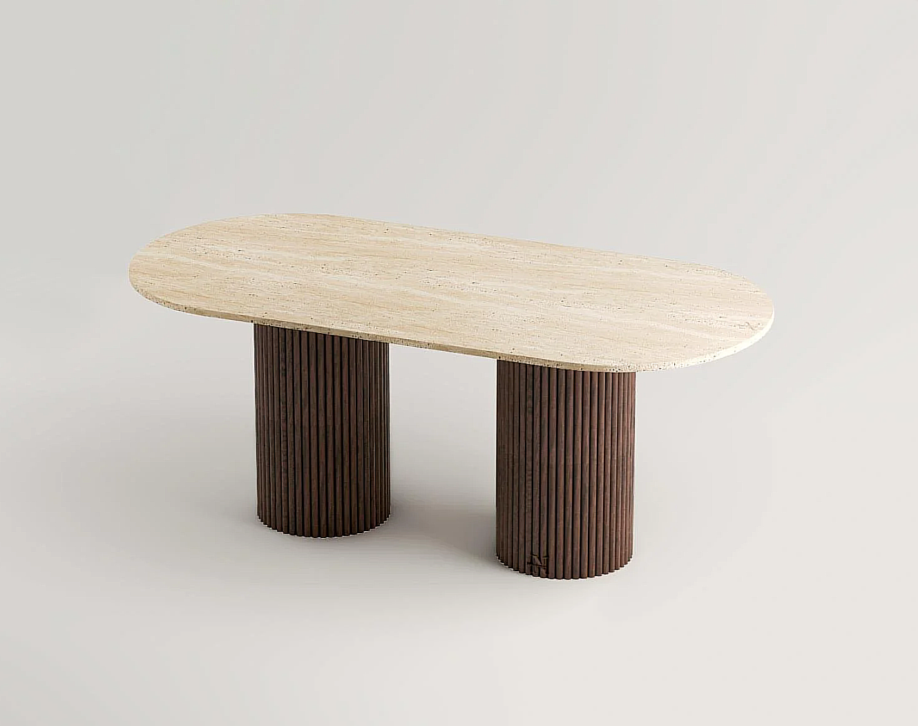 Ravel Travertin Esstisch