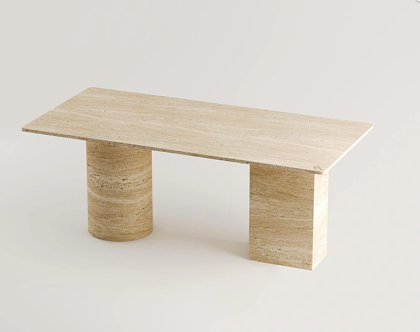 Senta Travertin Esstisch