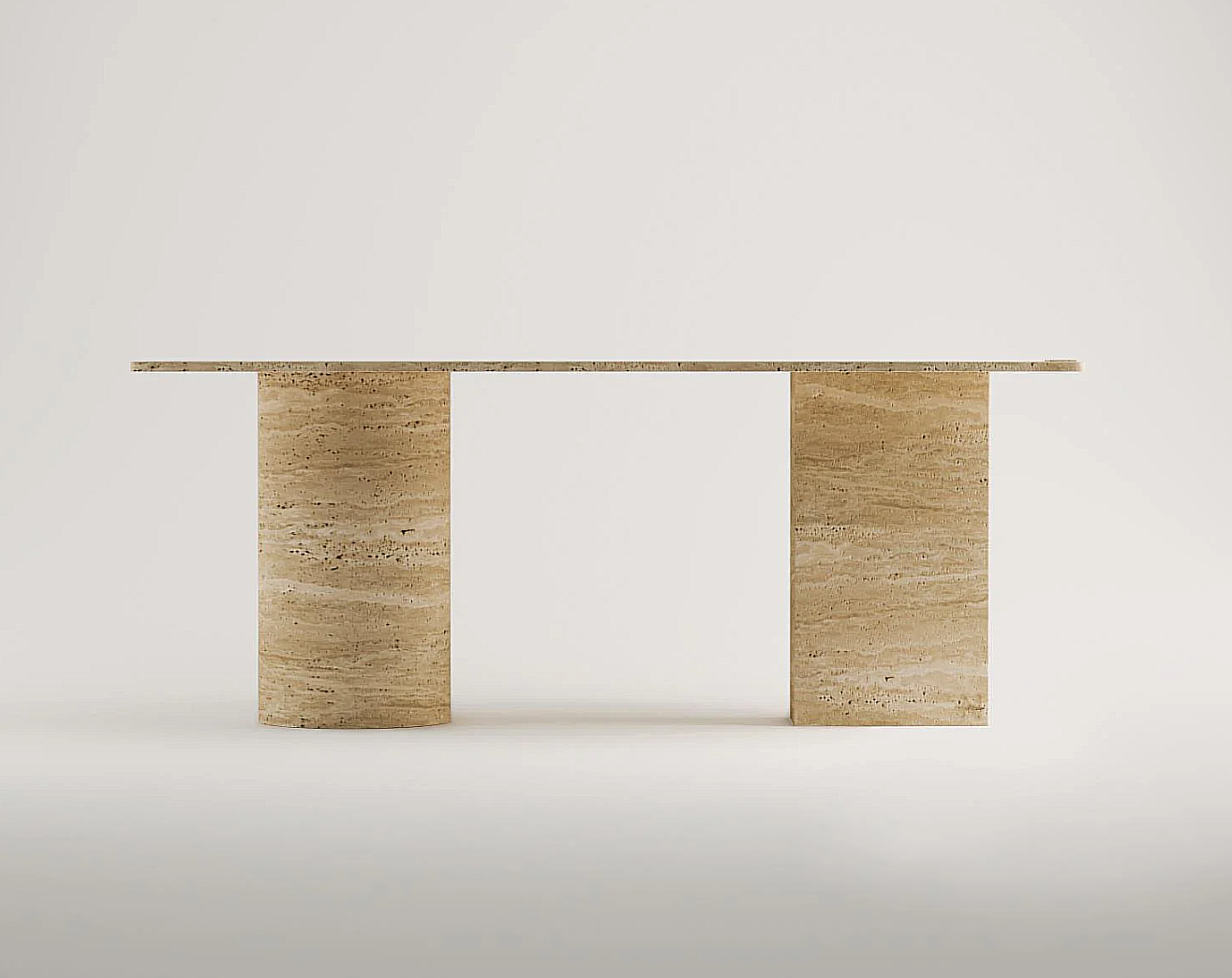 Senta Travertin Esstisch