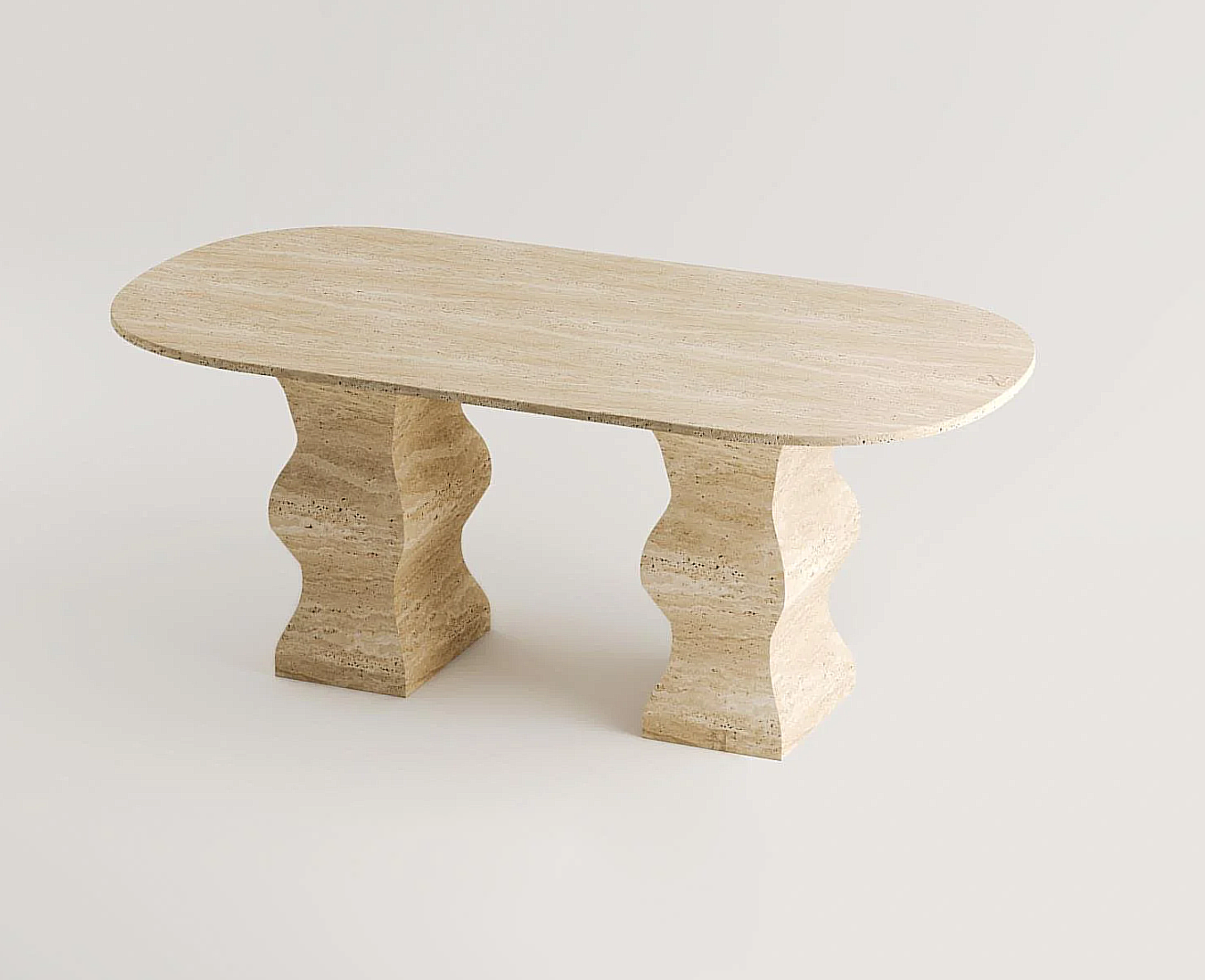 Torenna Travertin Esstisch