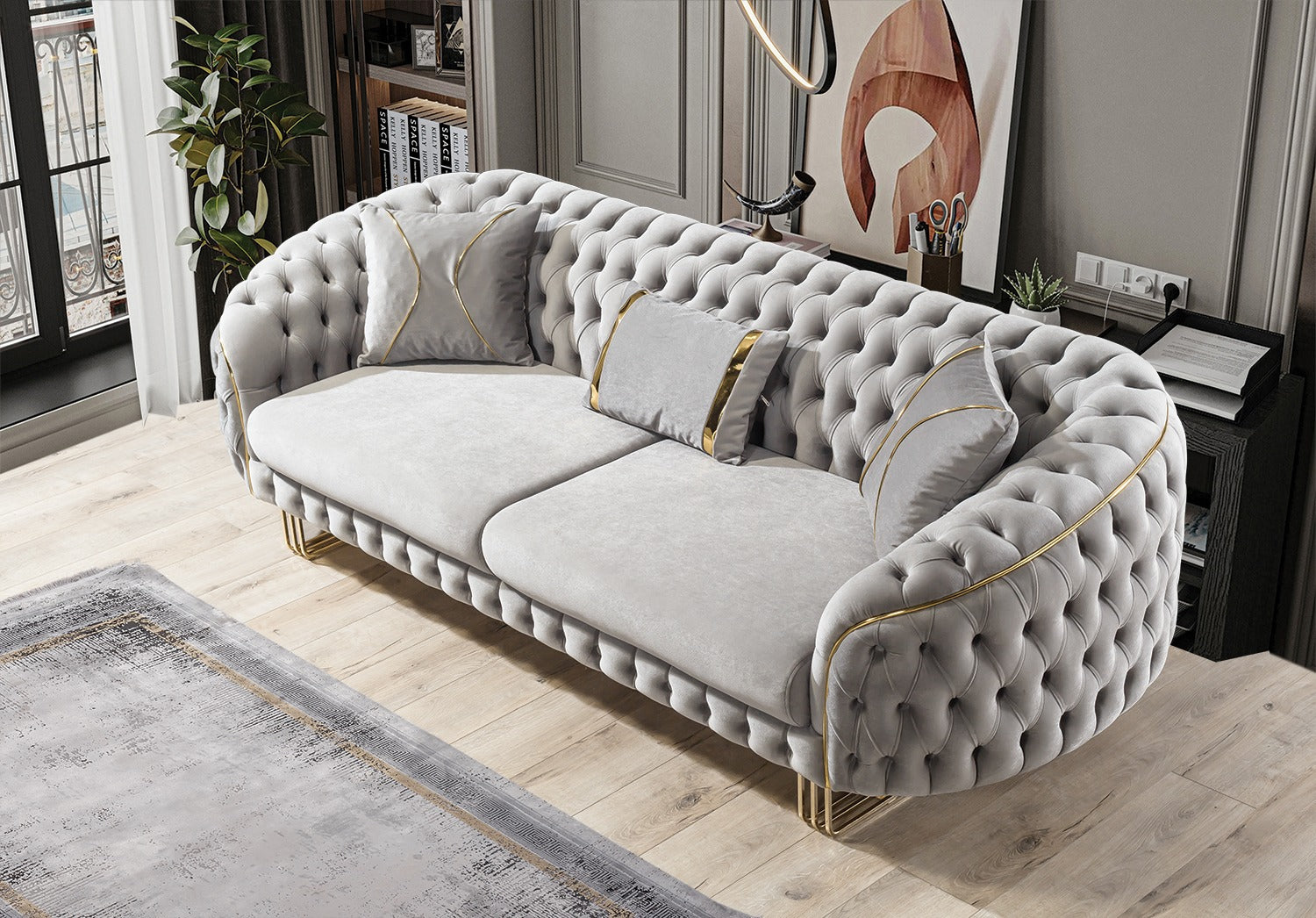 Cava Wohnzimmer Set 3-3-1