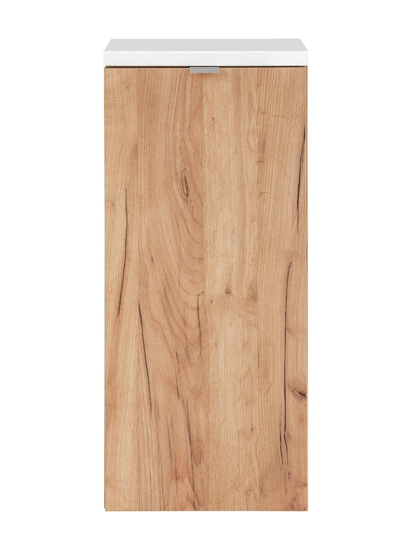 Capri Seitenschrank 35 cm 1 Tür Goldene Handwerkseiche