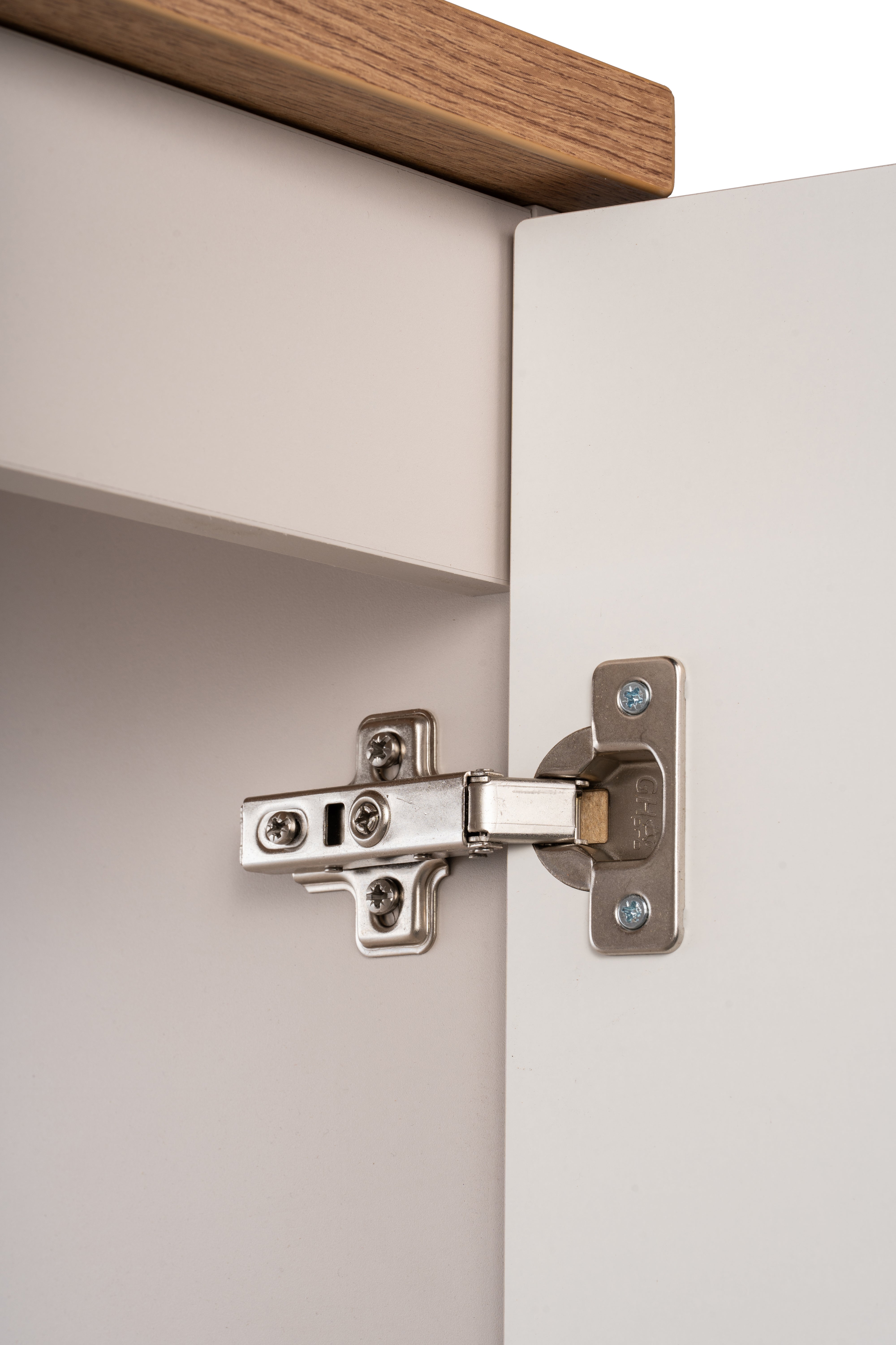 Nova Seitenschrank 30 cm 1 Tür Kaschmir Matt
