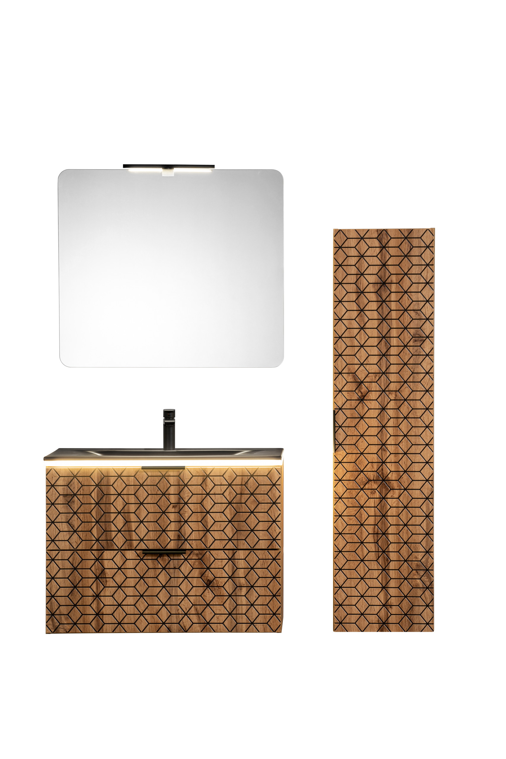 Rama Led Rahmen Chrom 80 x 45 x 1,7 cm