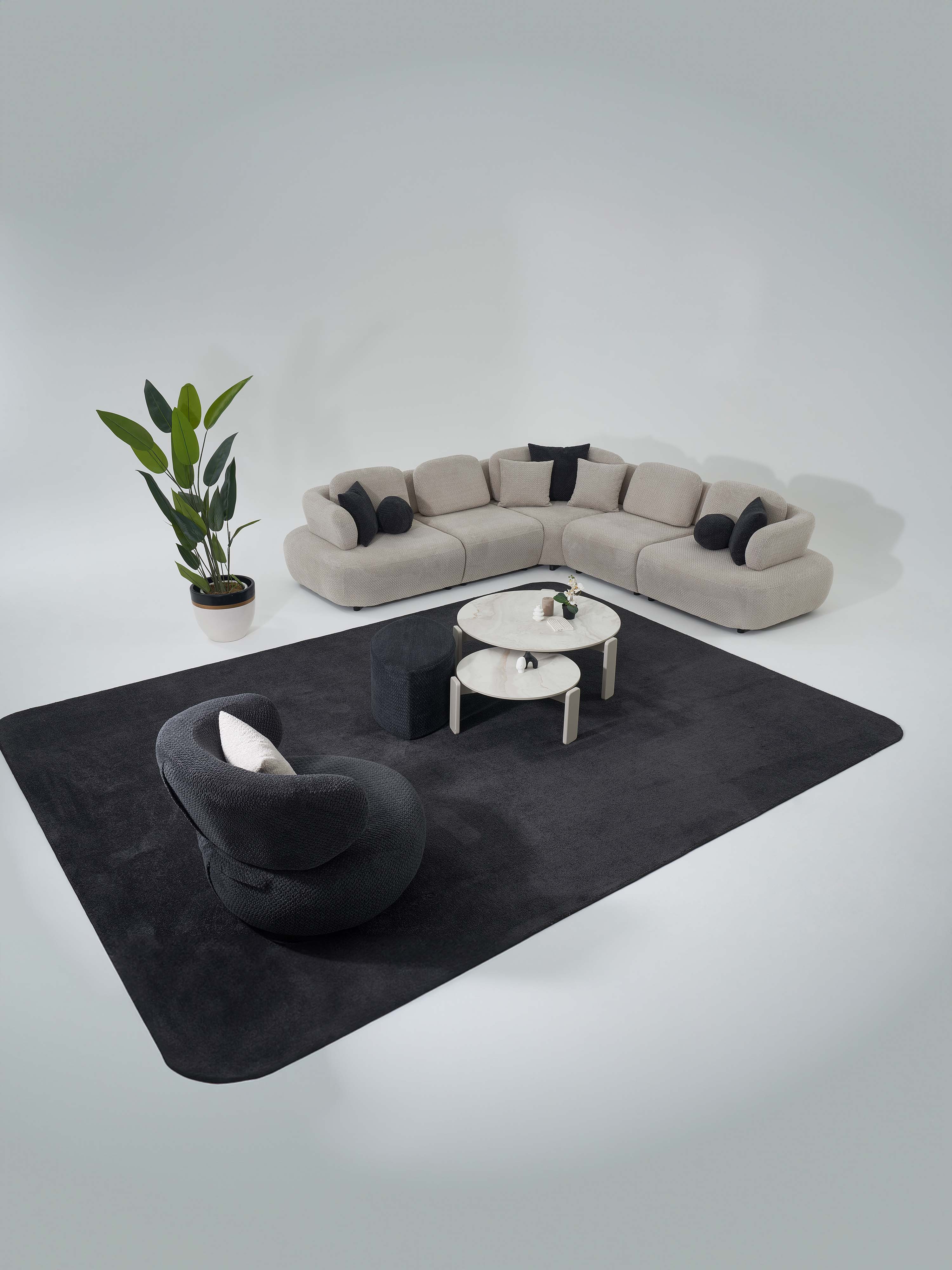 XL Berlin Ecksofa Beige