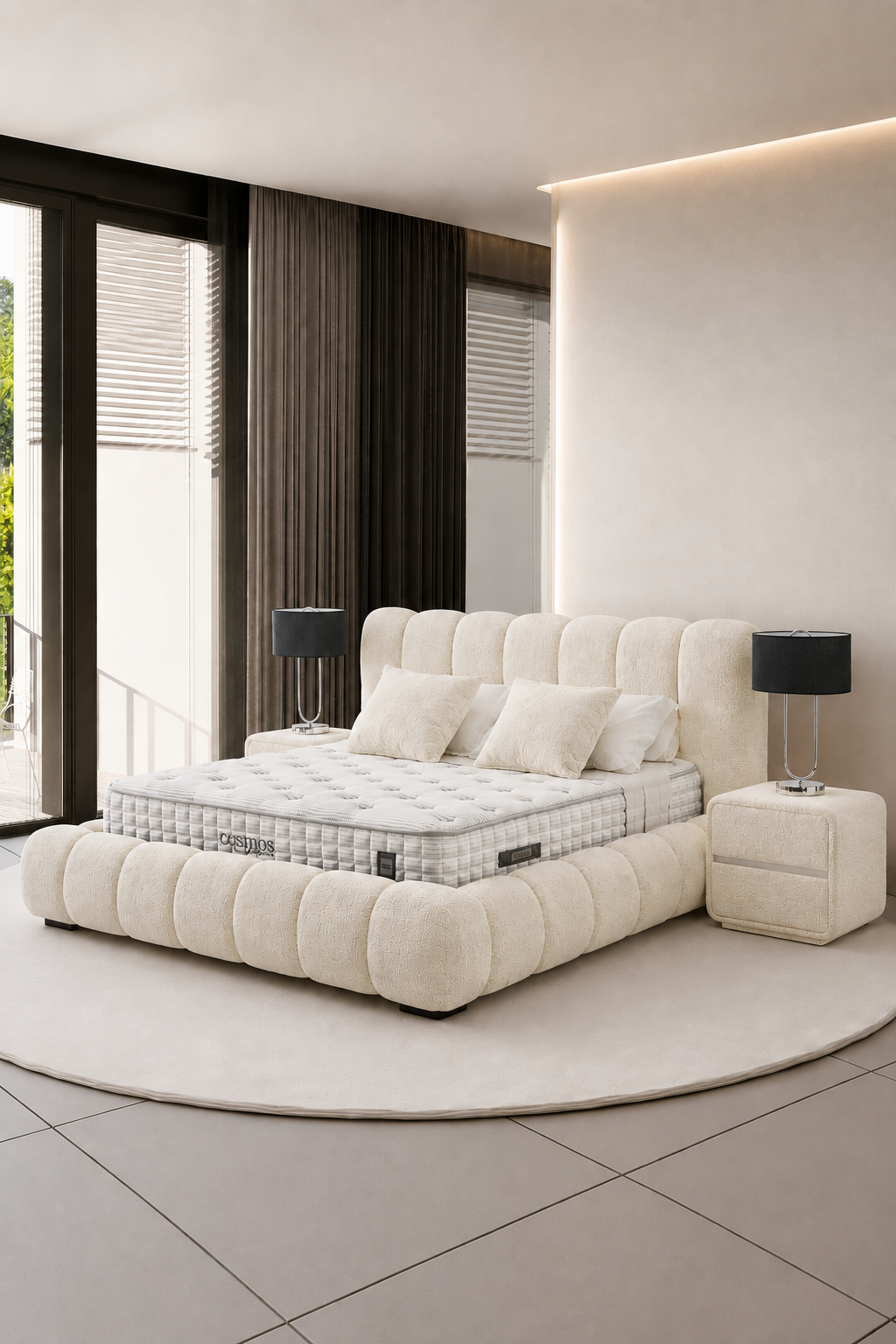 Cosmos Nebras Bett mit Bettkasten