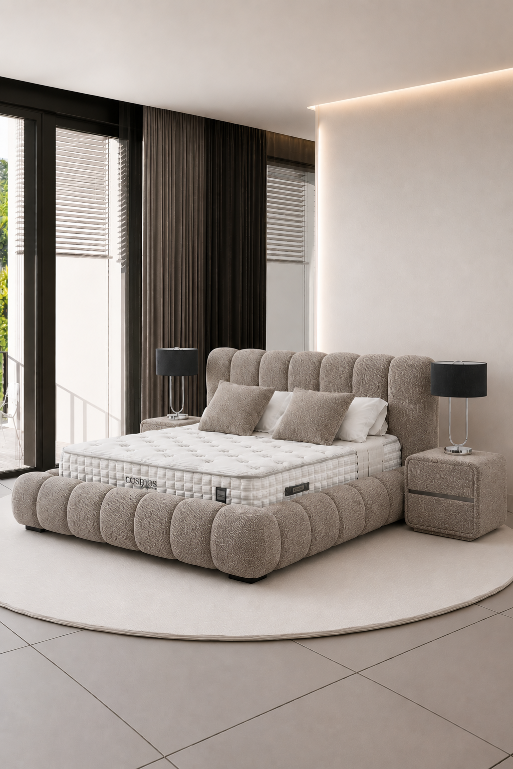 Cosmos Nebras Bett mit Bettkasten