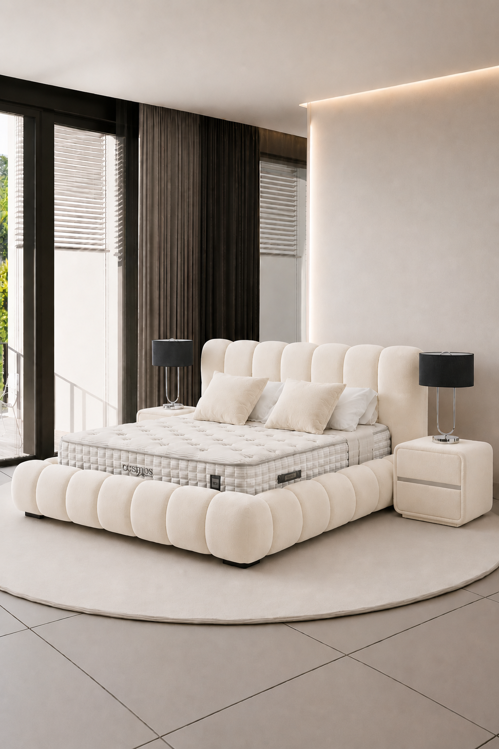 Cosmos Nebras Bett mit Bettkasten