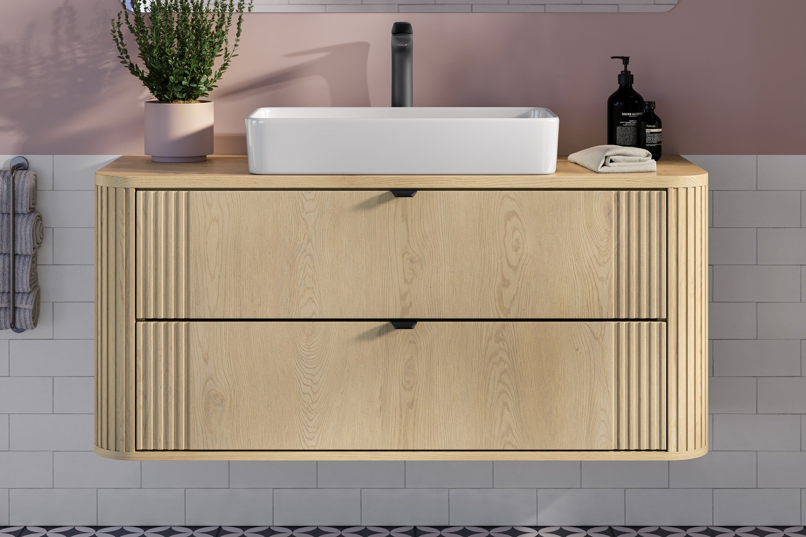 Ovalia Arbeitsplatte 120 cm