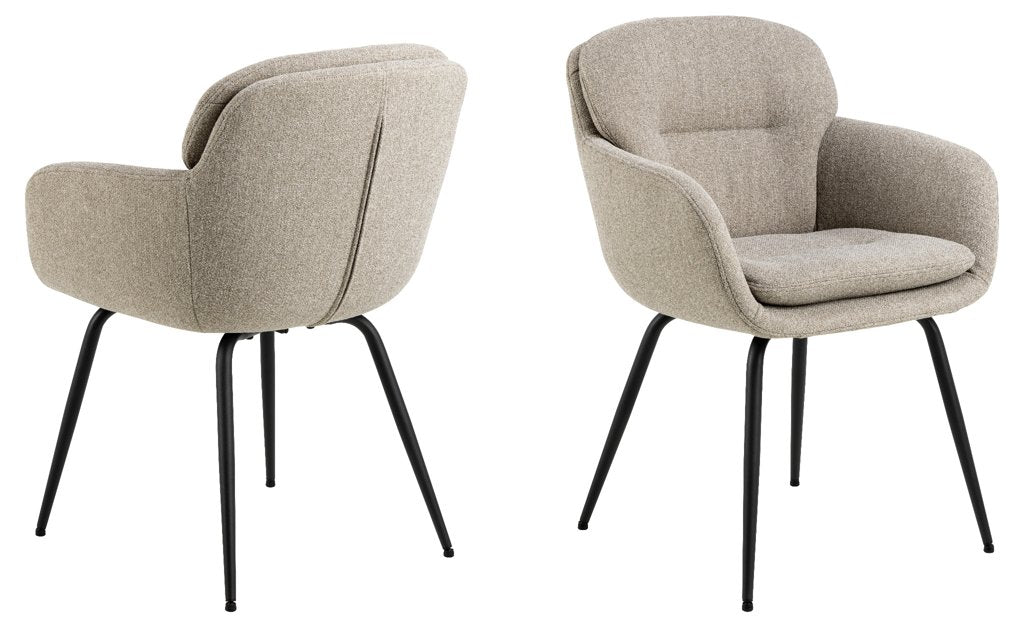 Dora Esszimmerstuhl mit Armlehne