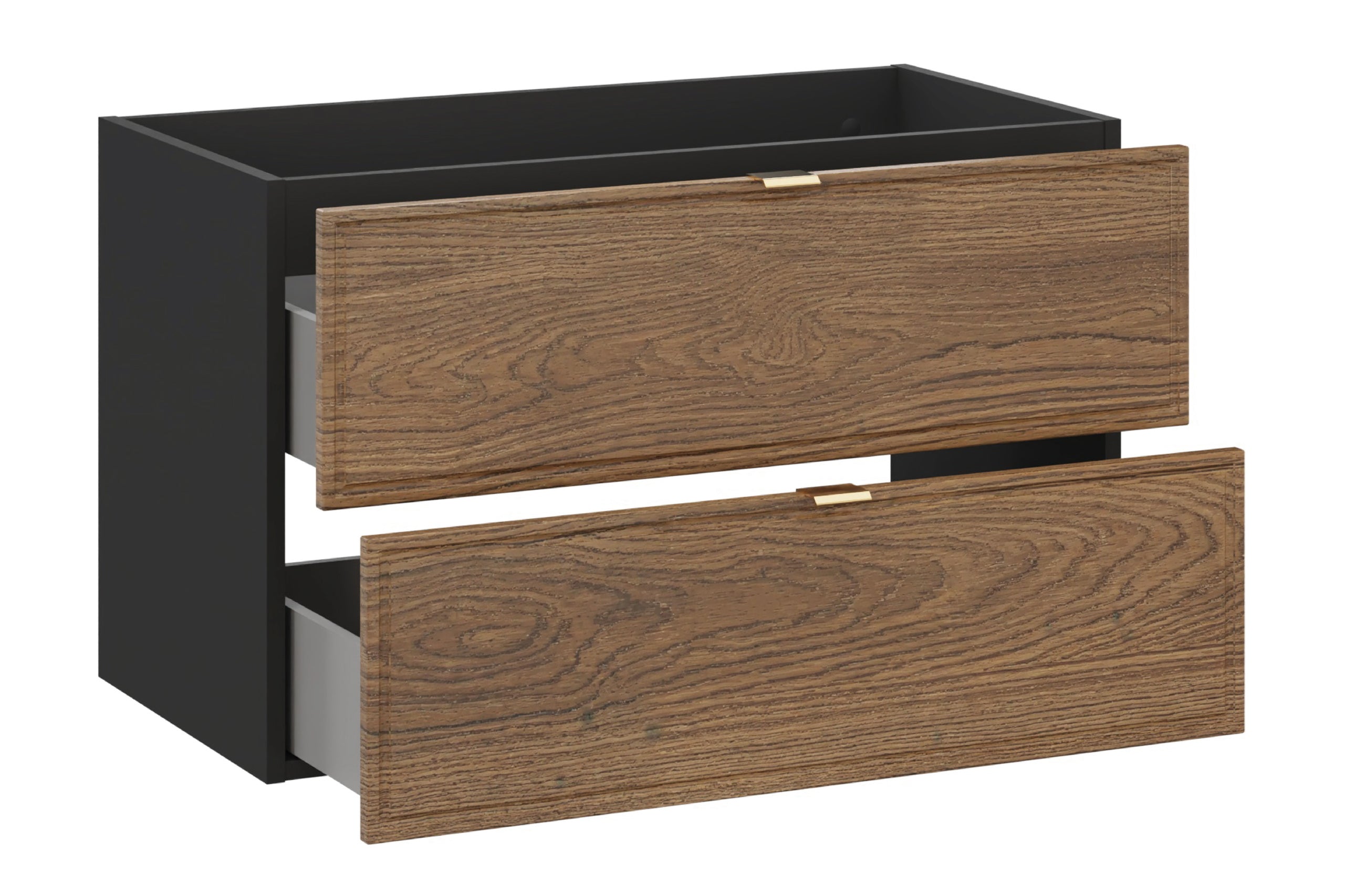 Talia Unterschrank für Waschbecken, 80 cm, 2 Schubladen