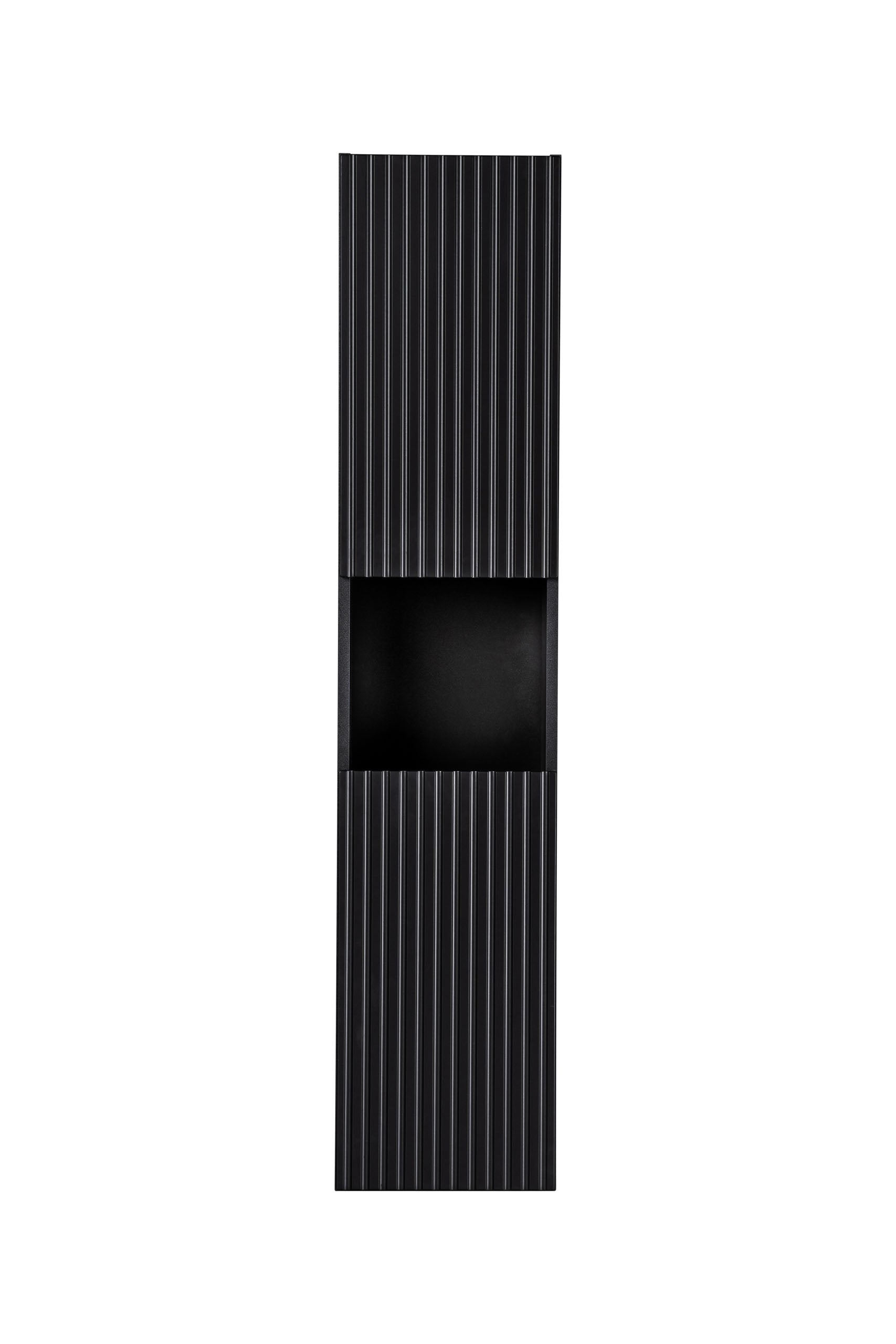 Nova Hochschrank 2 Türen Schwarz Matt