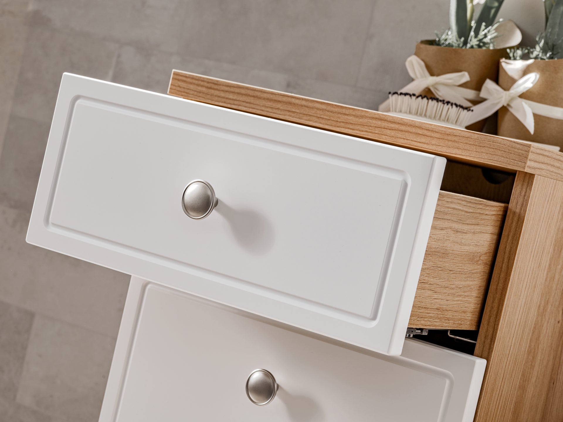 Samoa Seitenschrank 35 cm 1 Tür 1 Schublade