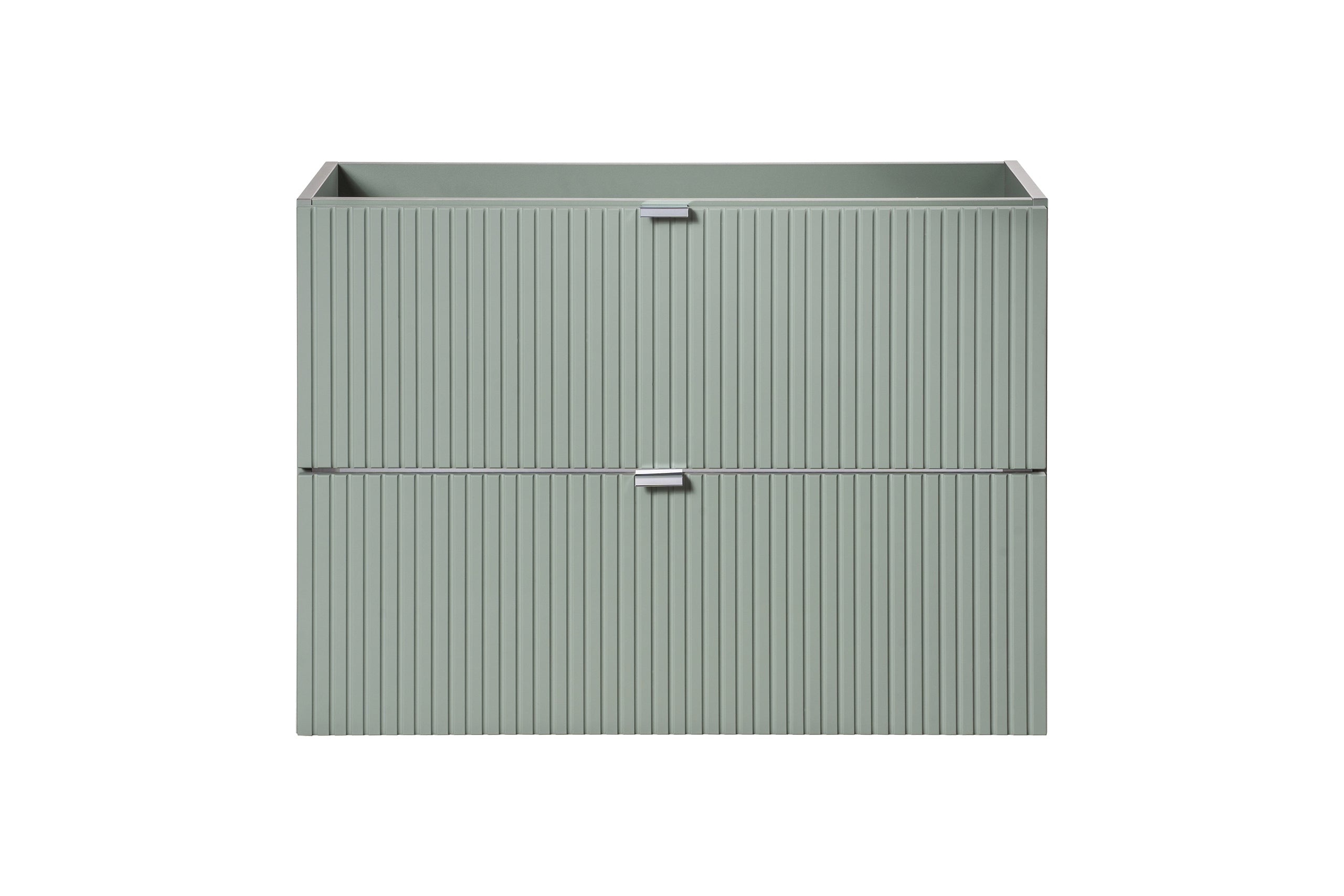 Line Unterschrank für Waschbecken 80 cm, 2 Schubladen