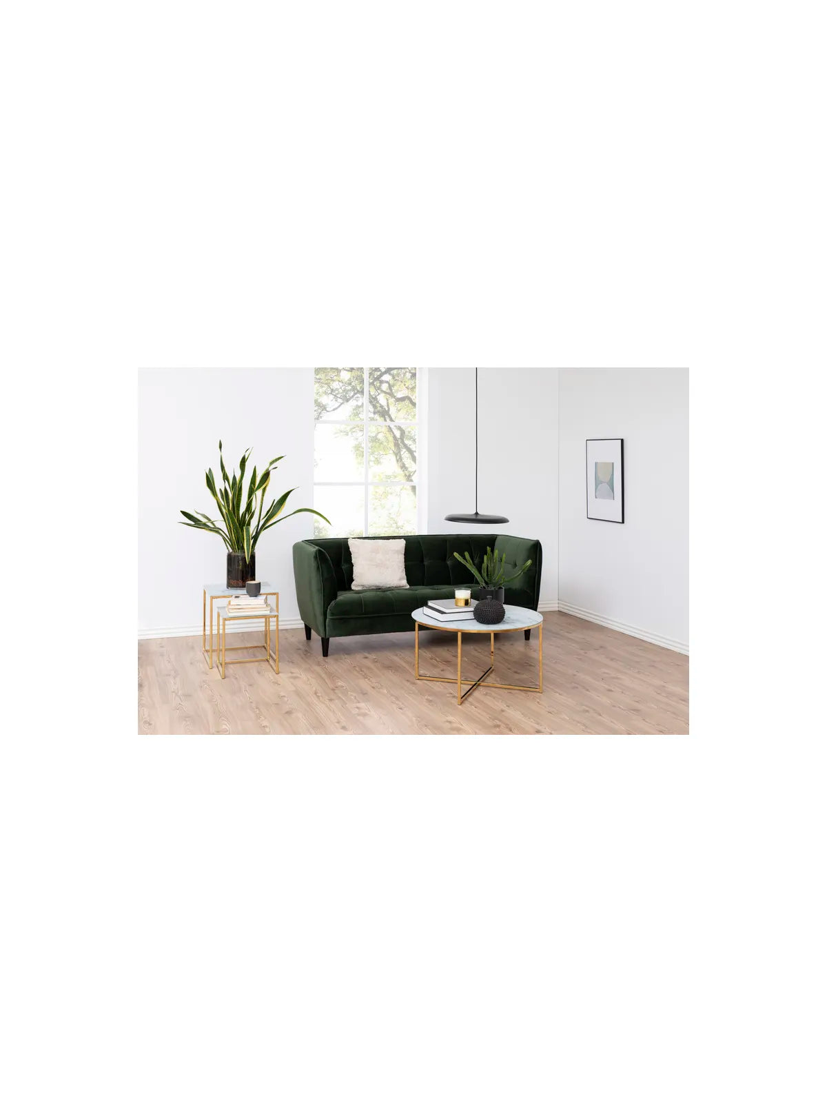 Alisma Couchtisch Marmor Weiss