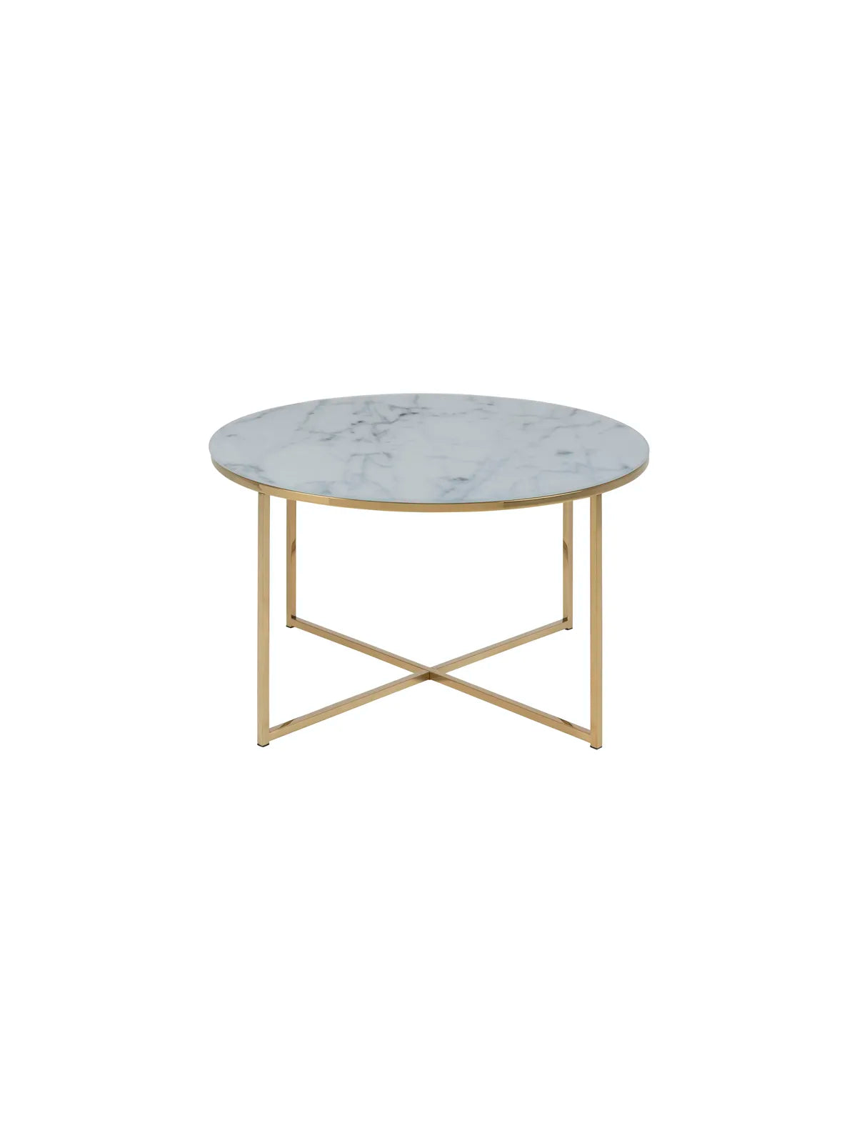 Alisma Couchtisch Marmor Weiss