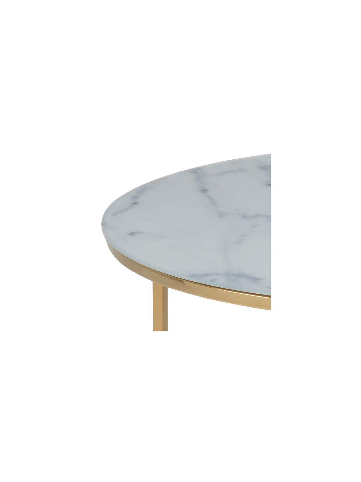 Alisma Couchtisch Marmor Weiss