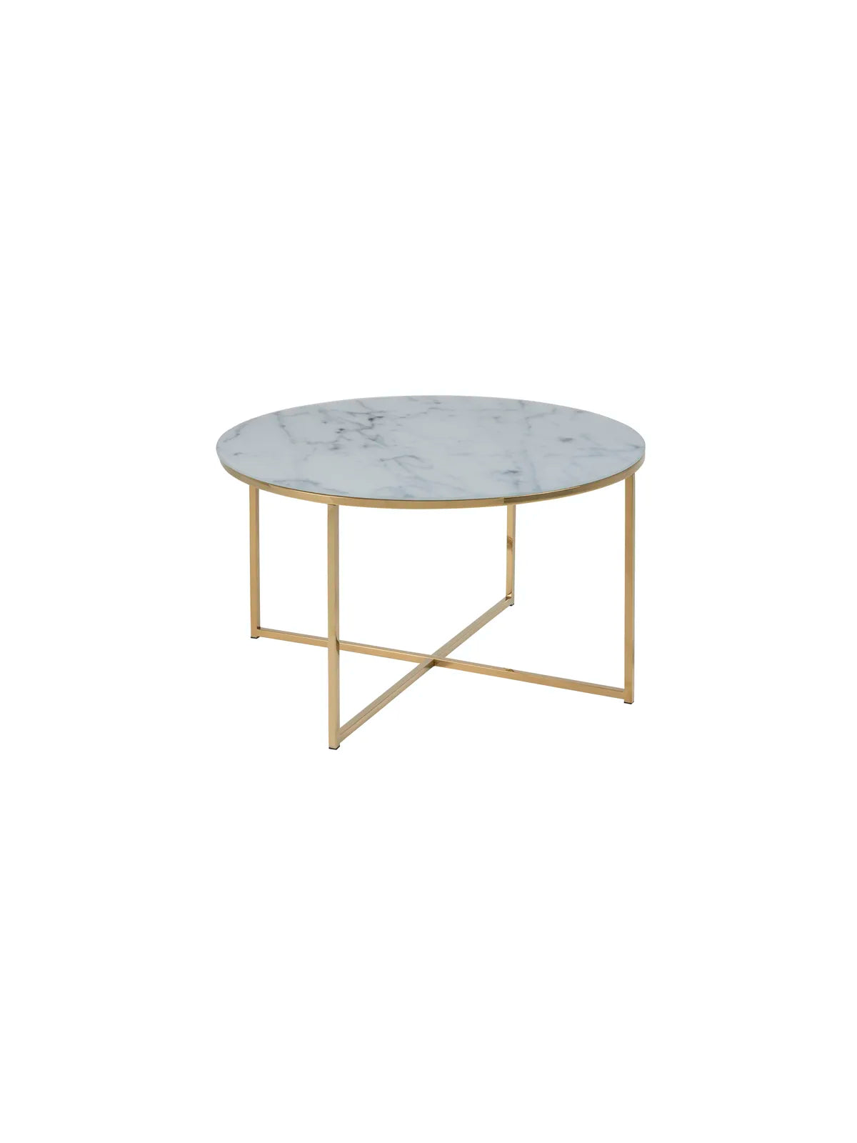 Alisma Couchtisch Marmor Weiss
