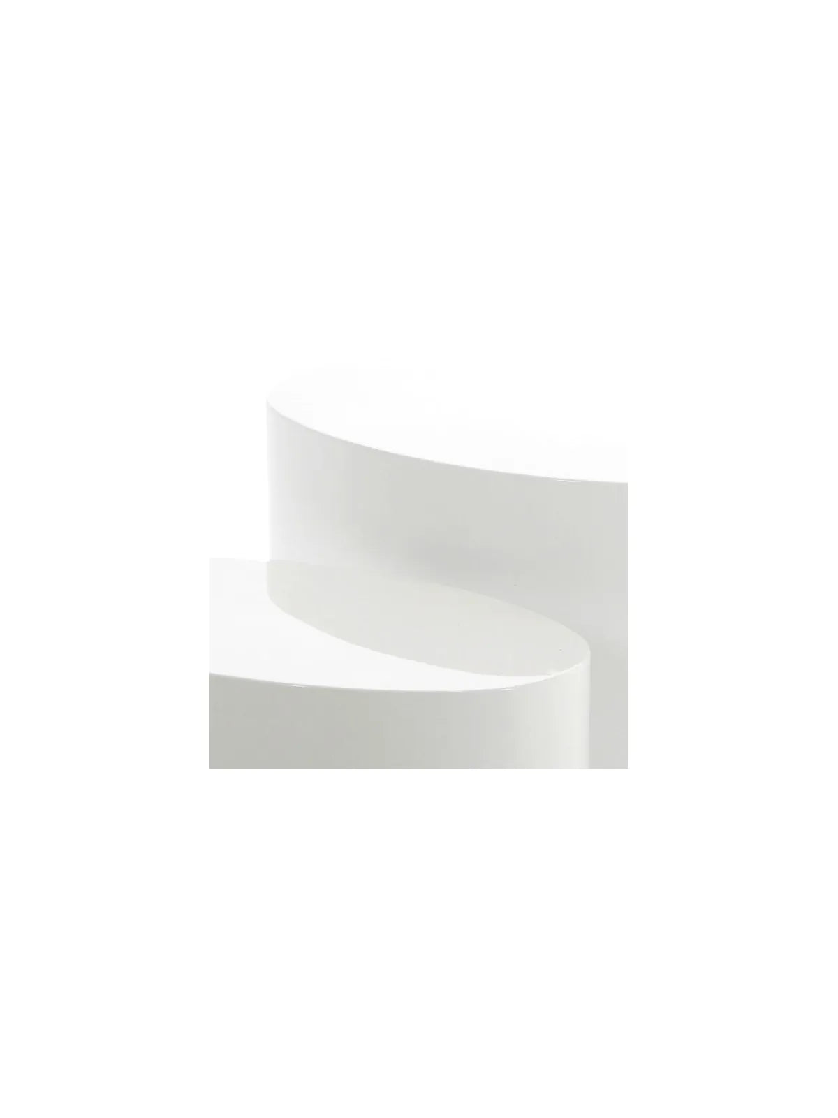 Mice Couchtisch Hochglanz Weiss PU Lackiert