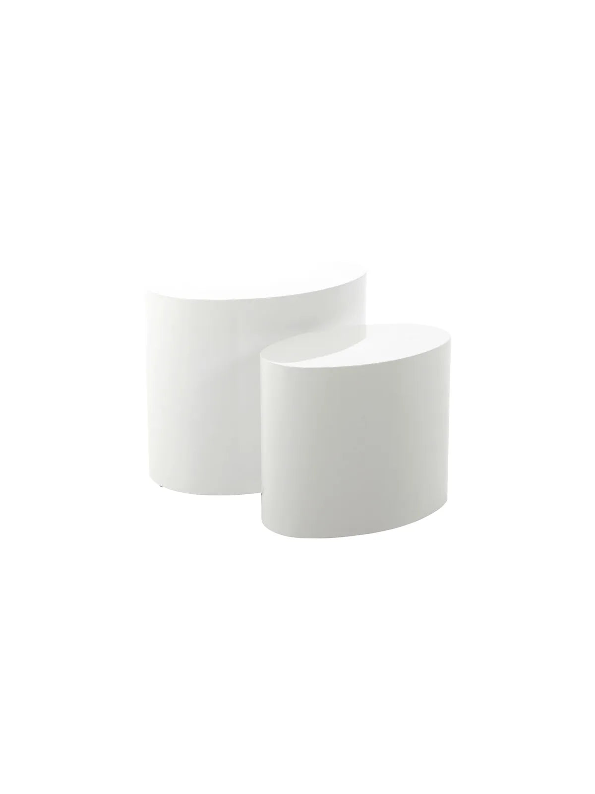 Mice Couchtisch Hochglanz Weiss PU Lackiert