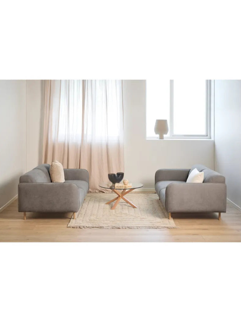 Runder Glas Couchtisch Heaven