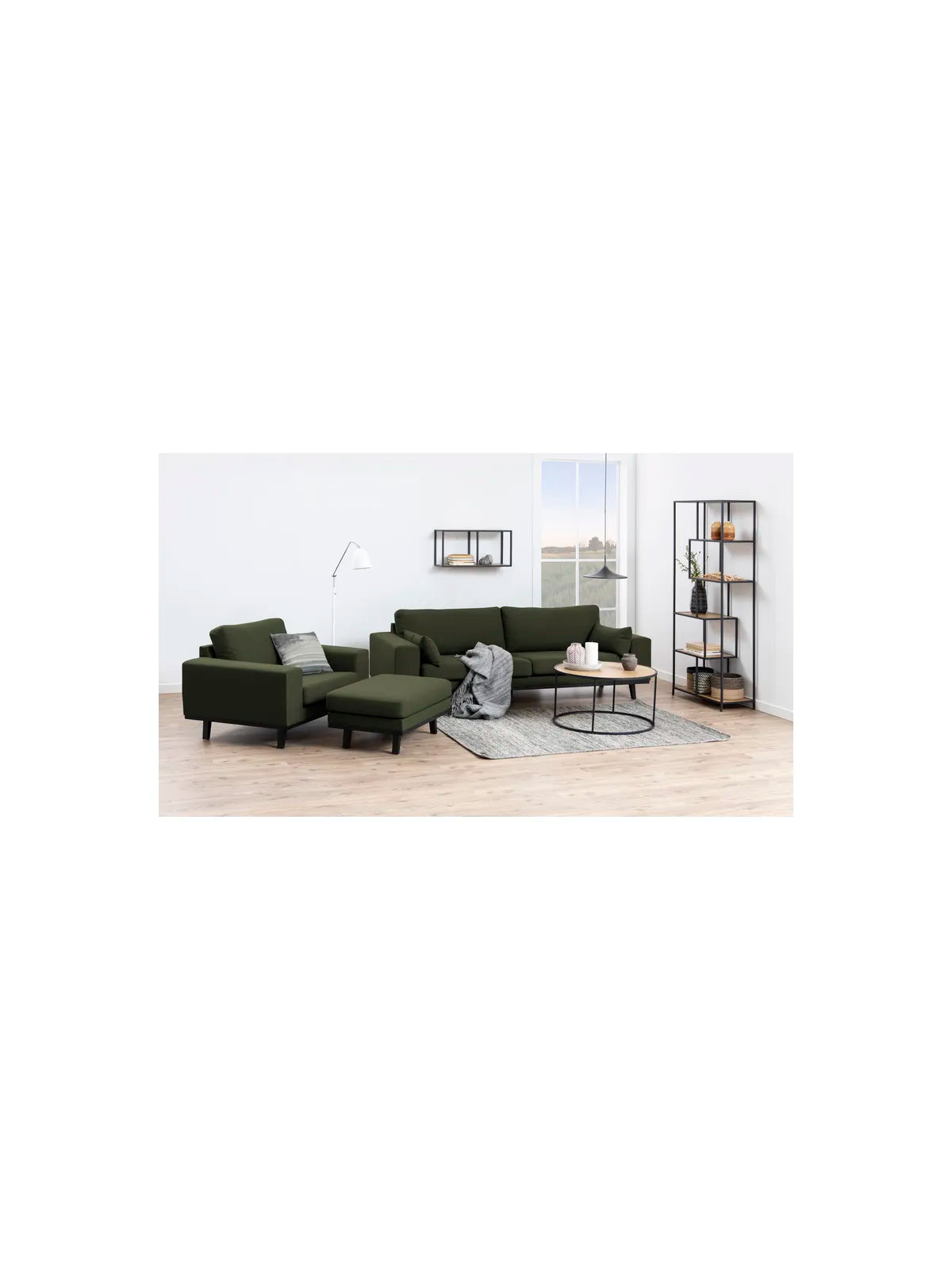 Runder Holz Couchtisch Seaford Wildeiche