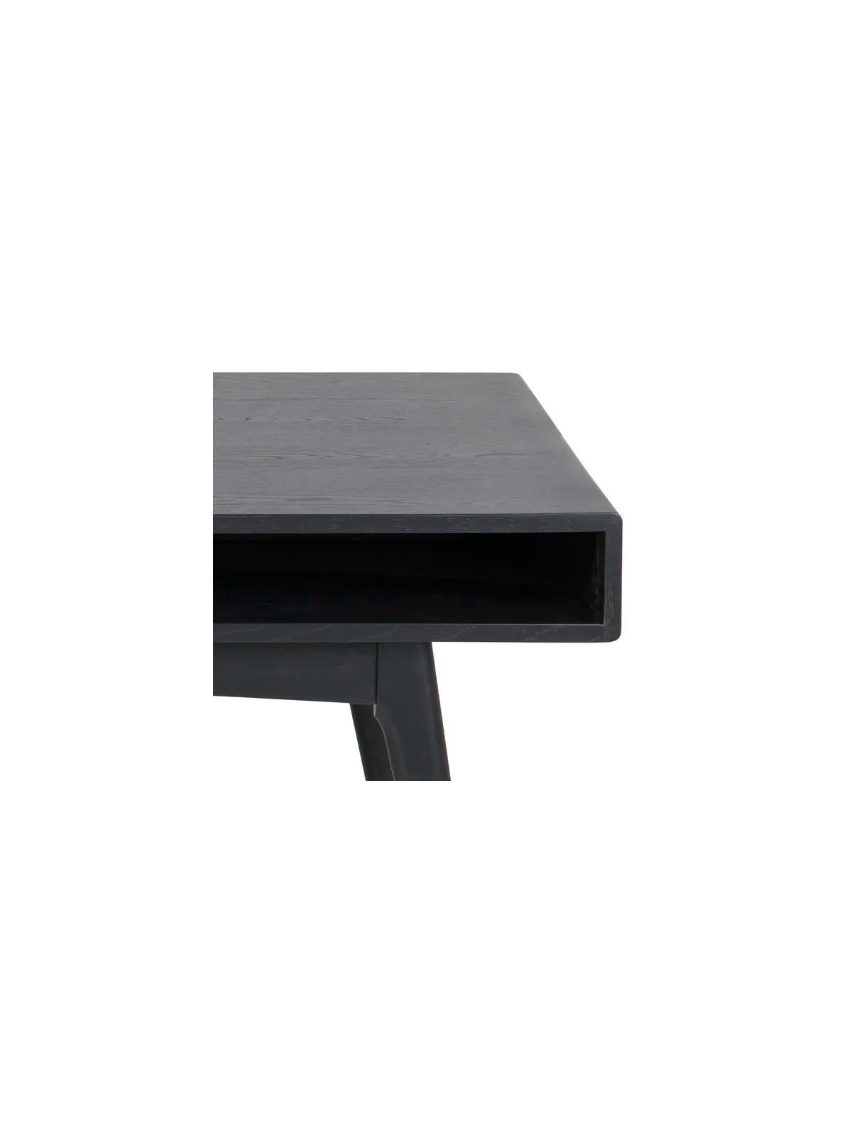 Marte Couchtisch Schwarz PU Lackiert Eiche Furnier
