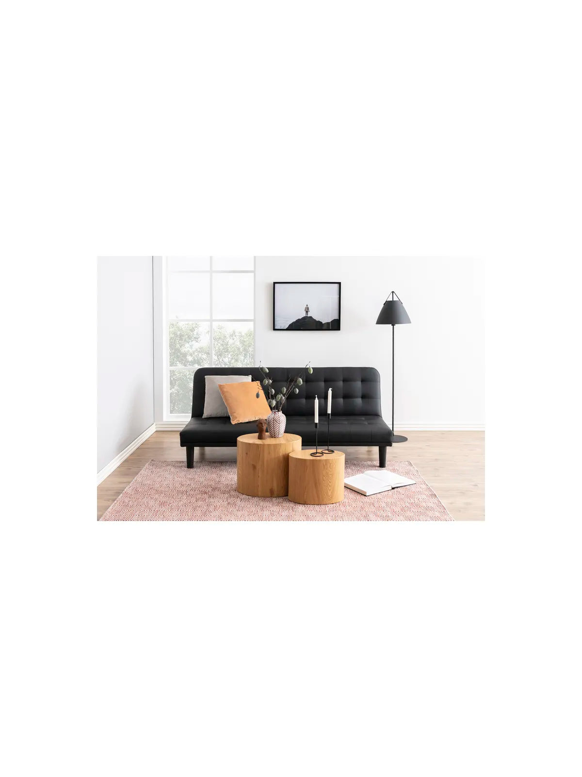 Mice Couchtisch Matt Wildeiche Rau Papier