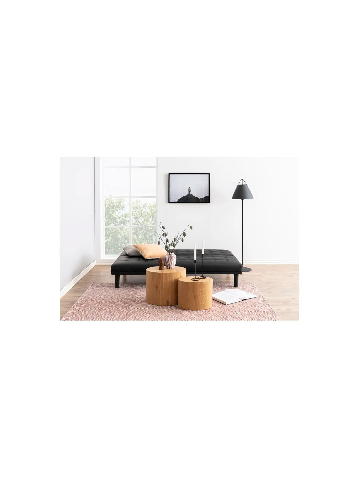 Mice Couchtisch Matt Wildeiche Rau Papier