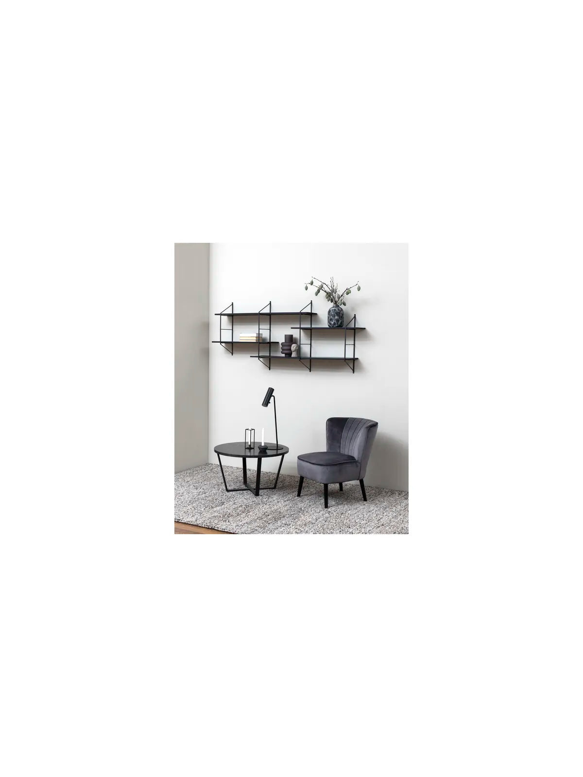 Amble Couchtisch Marmor Schwarz Izmir Melamin
