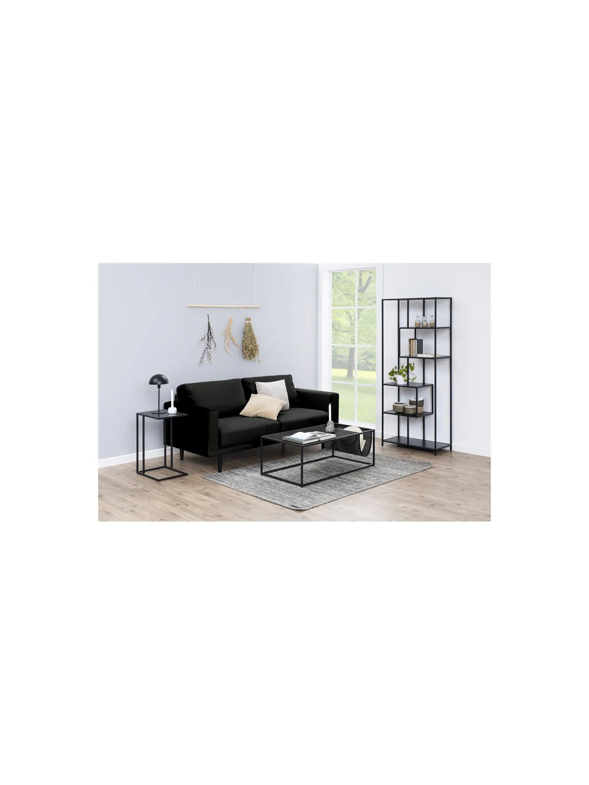 Melamin Couchtisch Seaford Schwarz