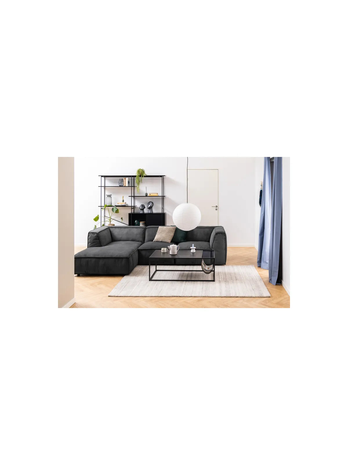 Melamin Couchtisch Seaford Schwarz